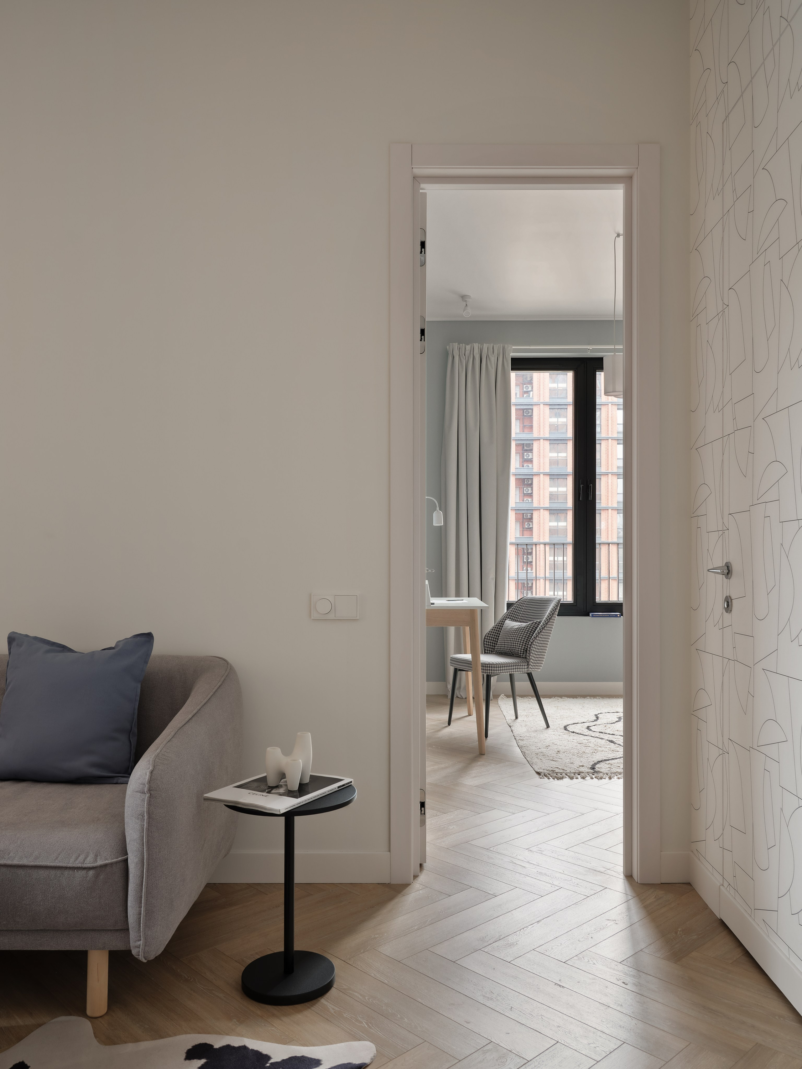 Светлый интерьер небольшой квартиры. Фотограф Наталья Вершинина