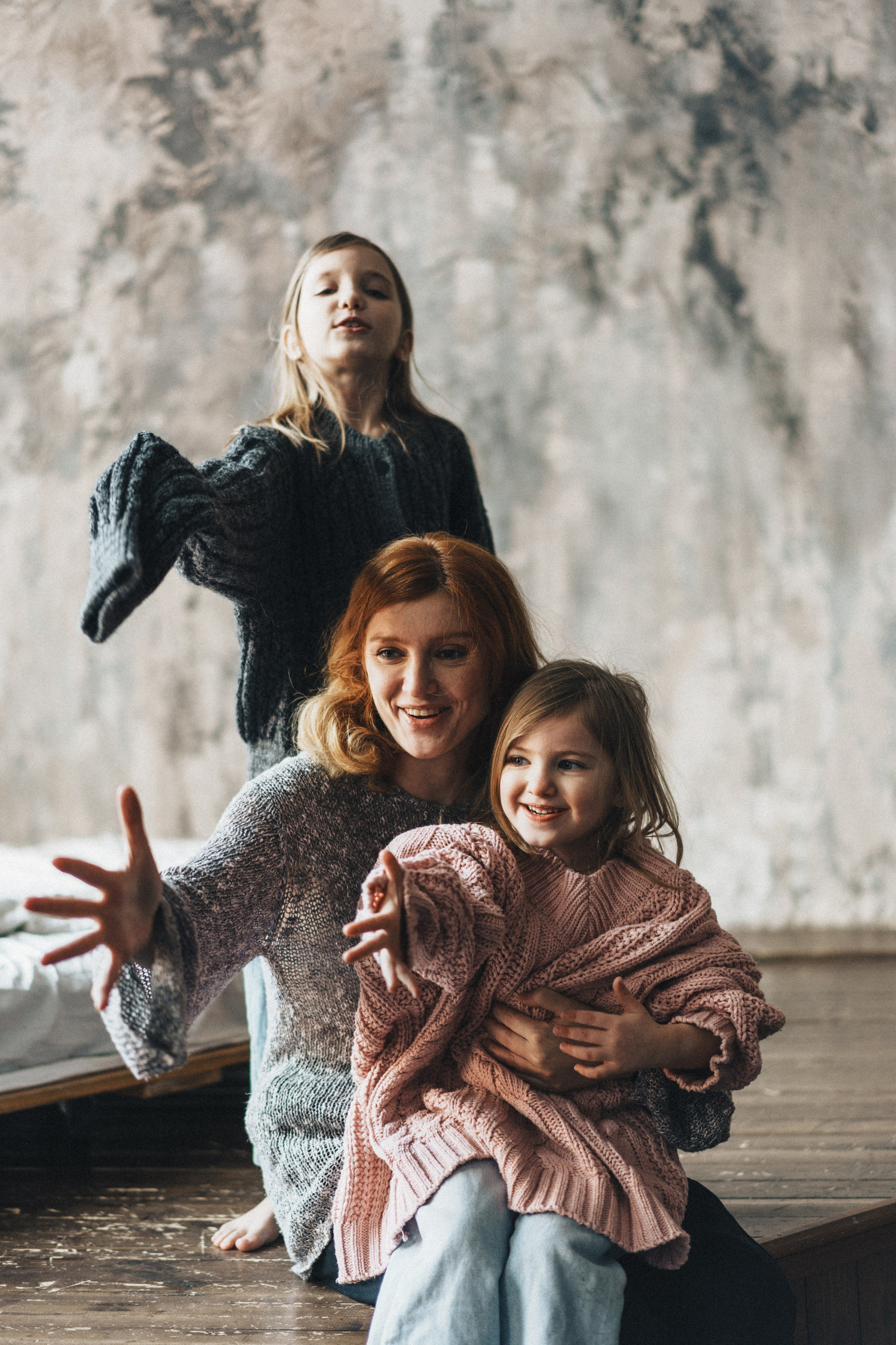 Наташа и девочки в проекте «Хочу как мама». Семейный и детский фотограф и видеограф в Москве, Серпухове и Тарусе Валерия Сорокина