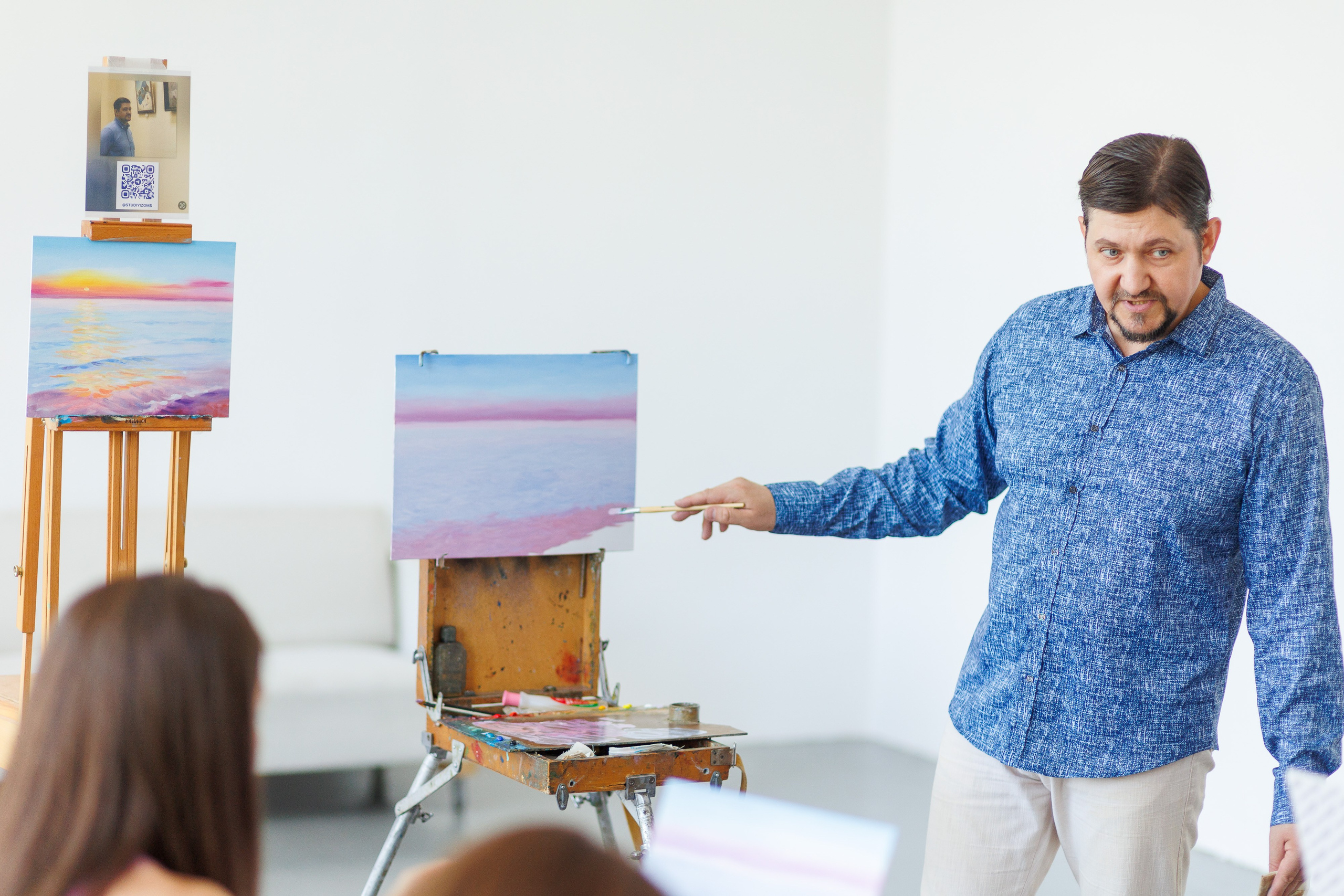 Девичник. МК по живописи. Фотограф Шейдаев Эмин г. Волгоград