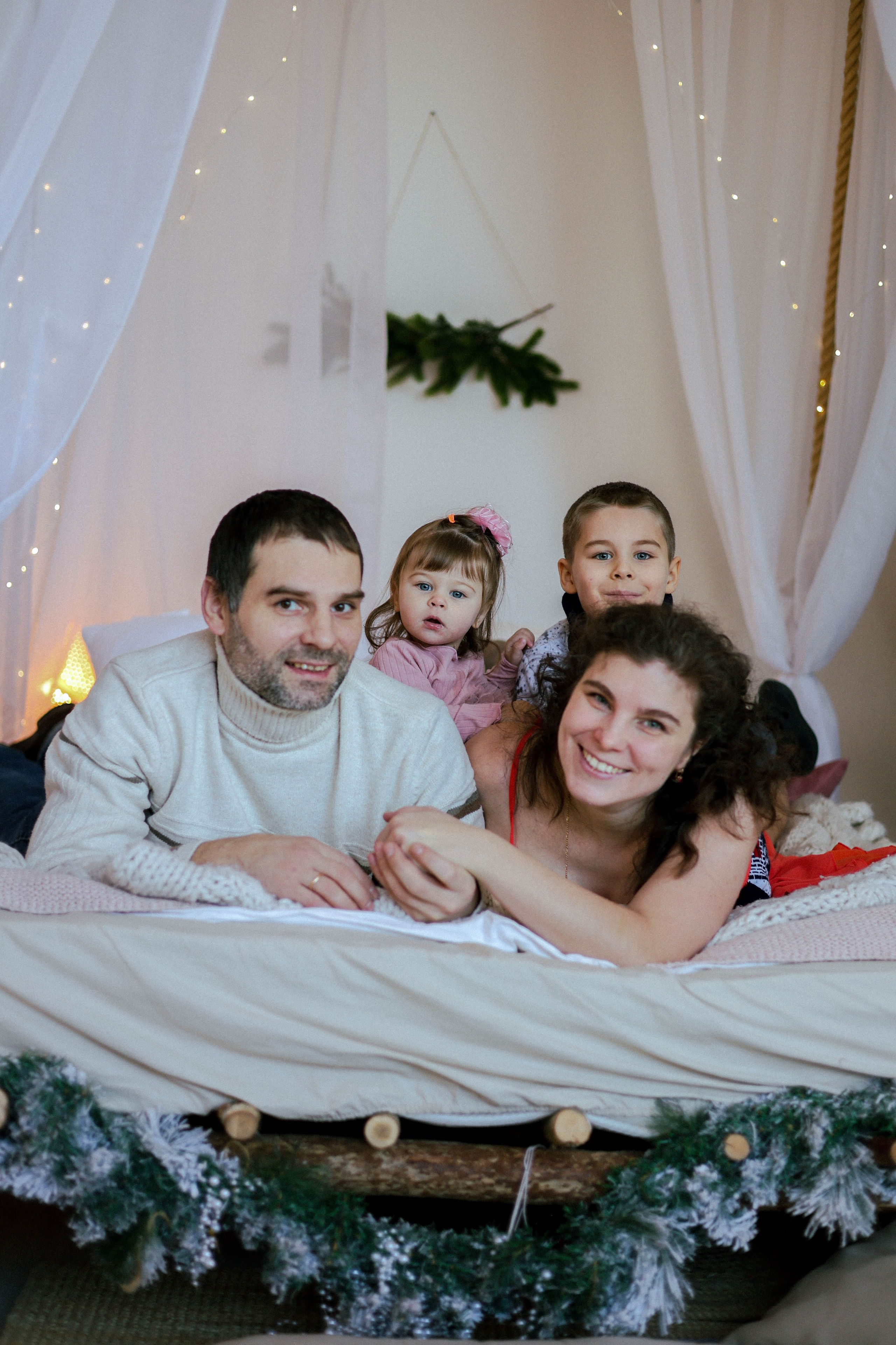 Новогодняя история «Нелля и ее семья». Фотограф в Москве Анастасия Калинина