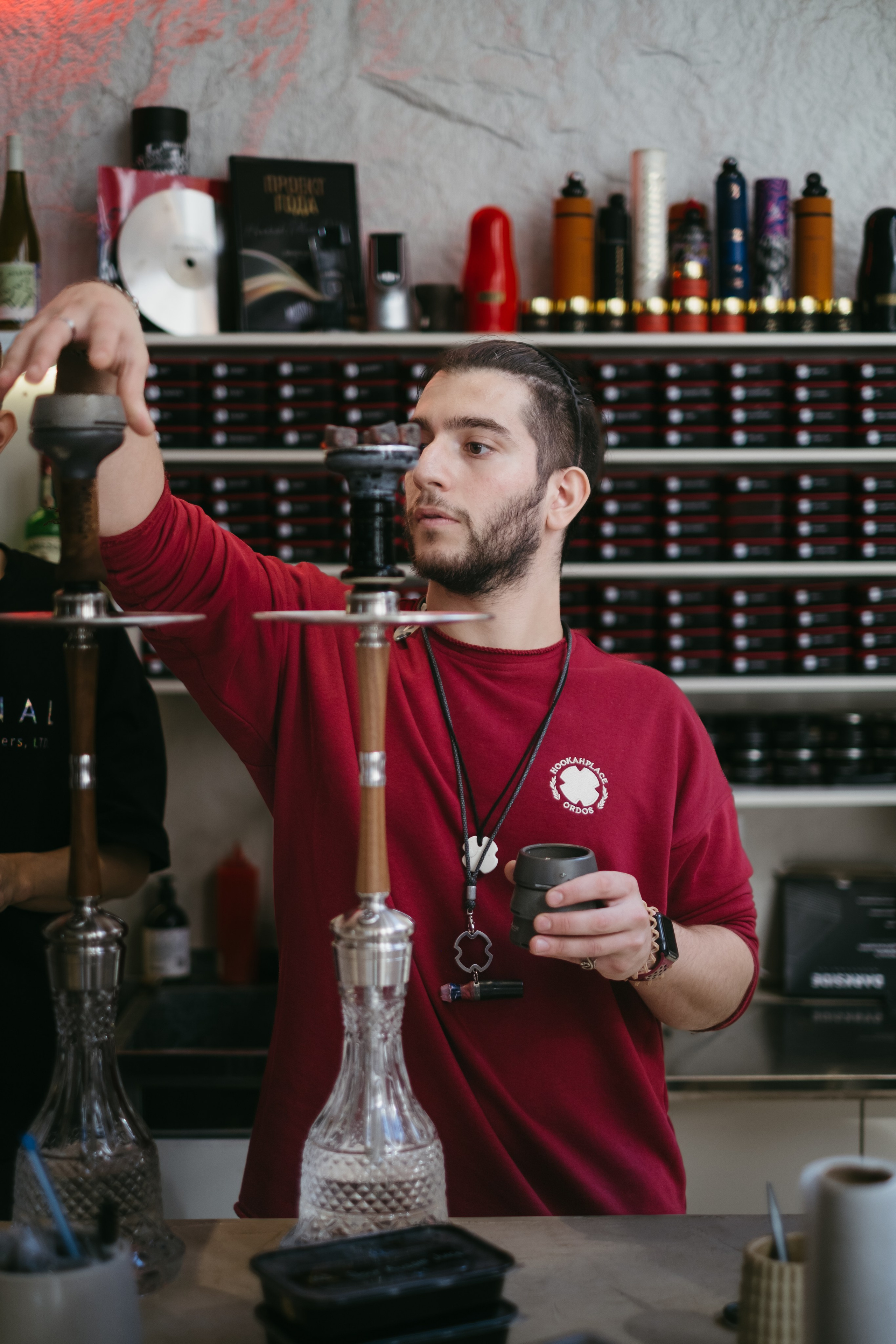 Б2Б мероприятие в лаунж баре HookahPlace Ordos | Краснодар. Свадебный фотограф Денис Ожигин в Краснодаре и крае. Эмоциональная и стильная съемка вашего дня