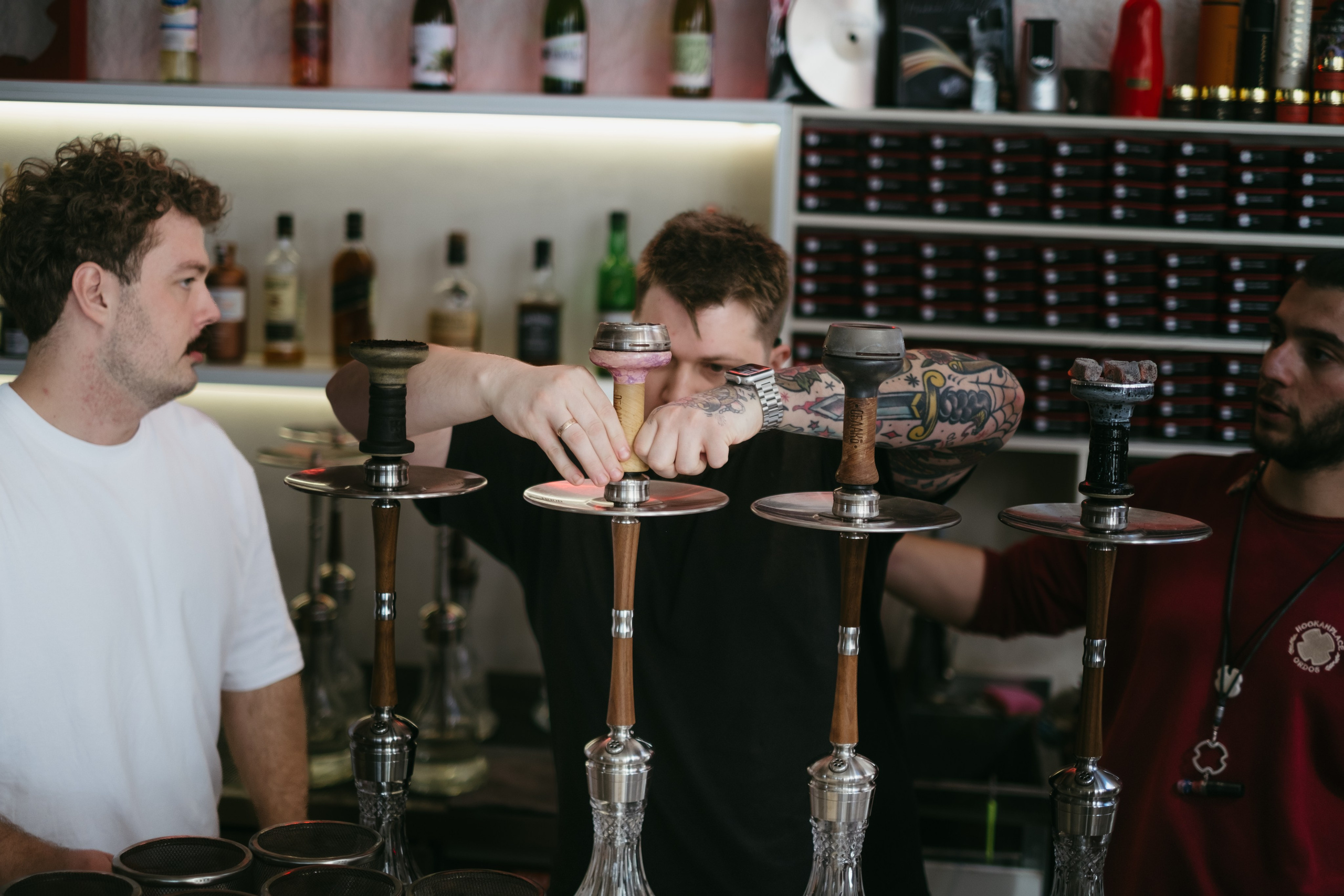 Б2Б мероприятие в лаунж баре HookahPlace Ordos | Краснодар. Свадебный фотограф Денис Ожигин в Краснодаре и крае. Эмоциональная и стильная съемка вашего дня