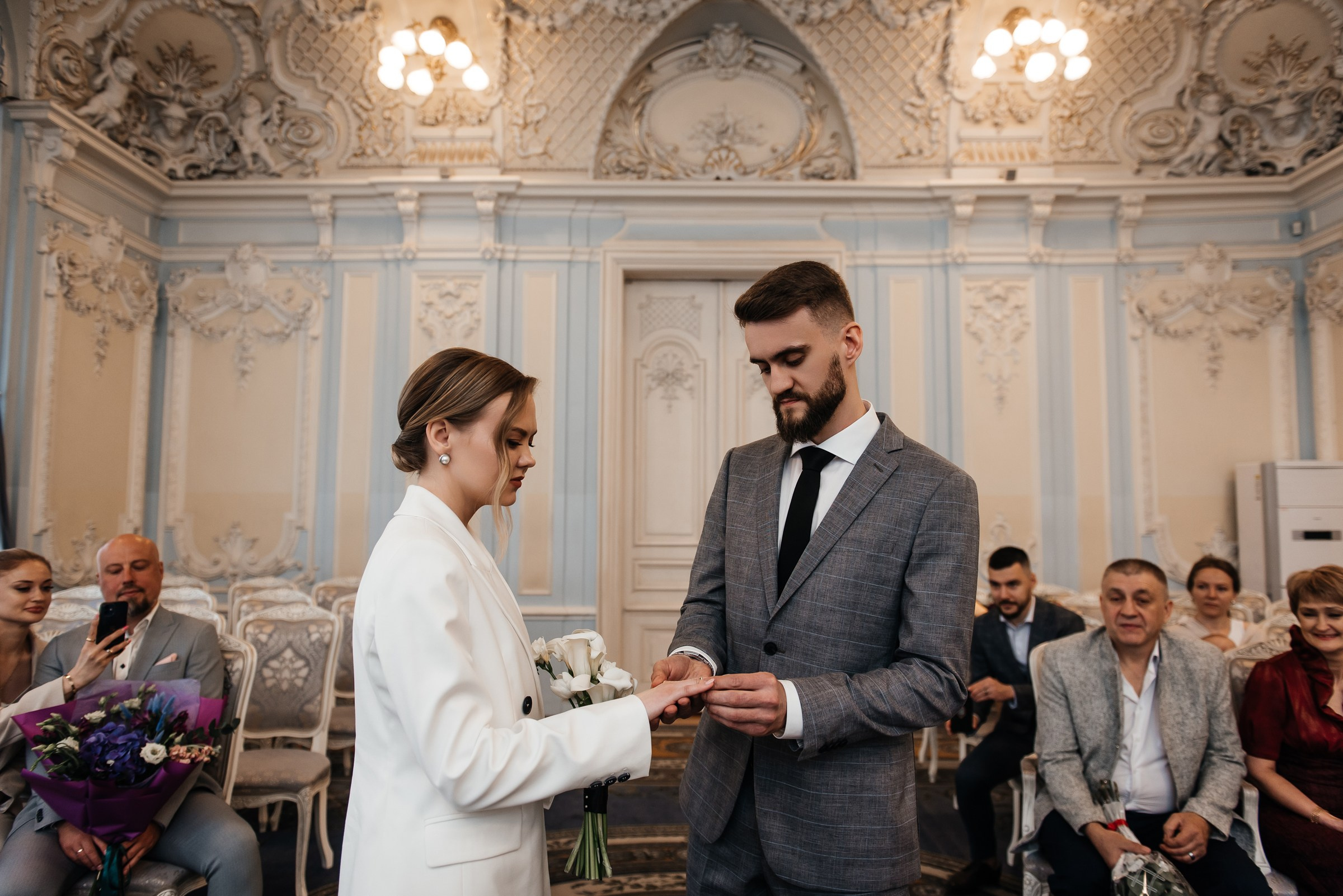 регистрация брака во Дворце Бракосочетания 2 на Фурштадской