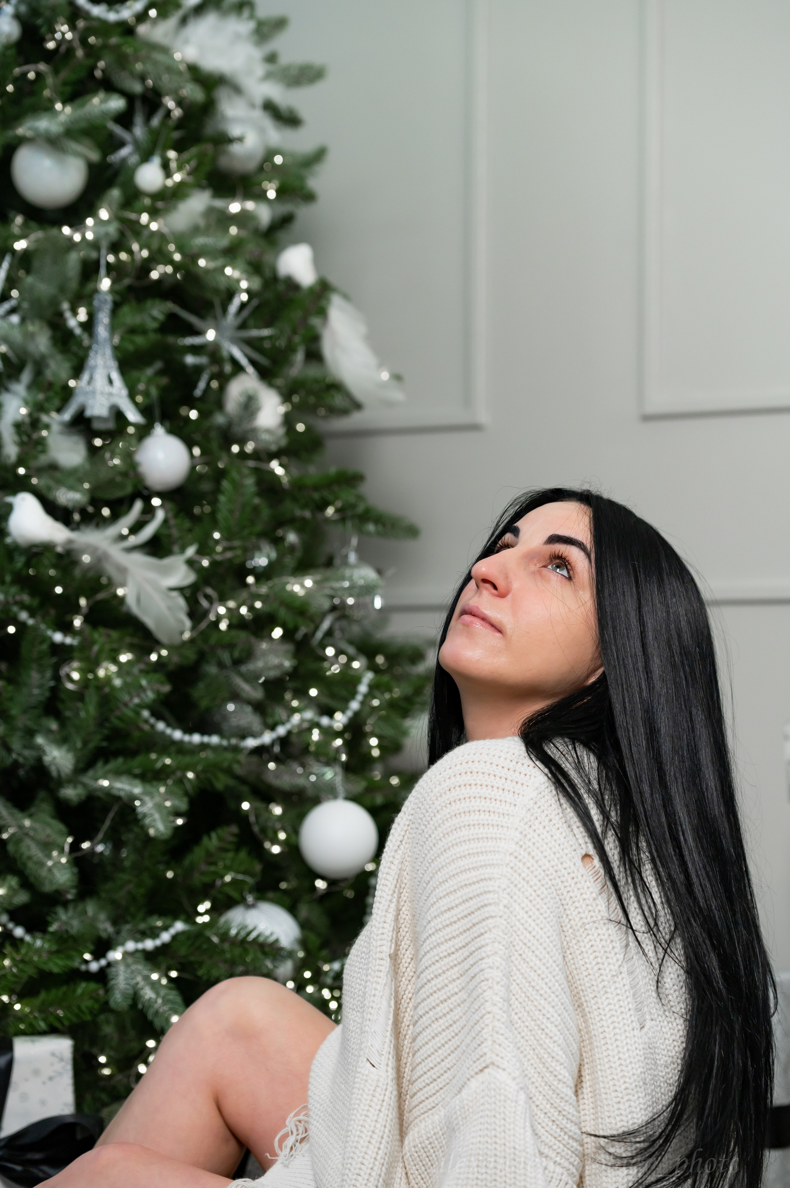 Новогодняя съемка Светы. Фотограф Александр Ермолаев семейный и женский фотограф в Магадане