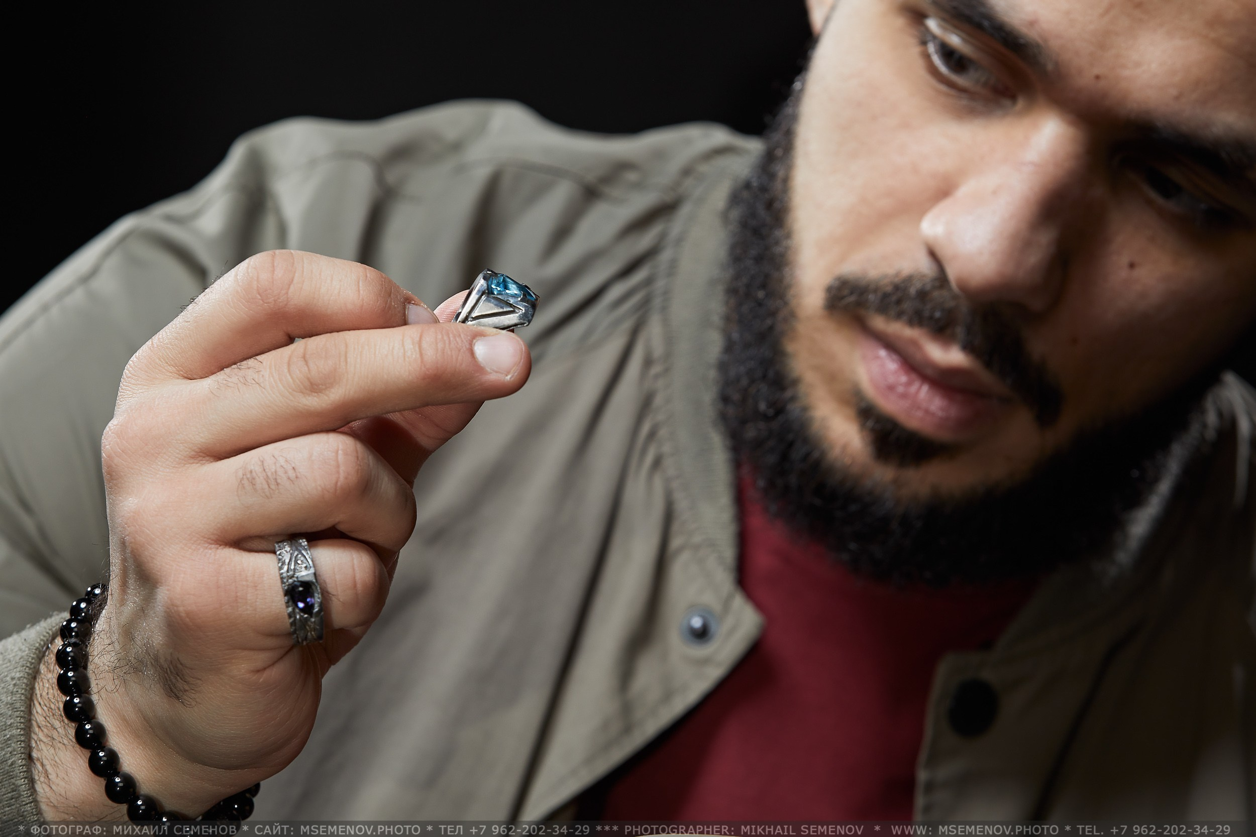 Рекламная фотосъемка мужских украшений г. Ярославль Фотограф Михаил Семенов