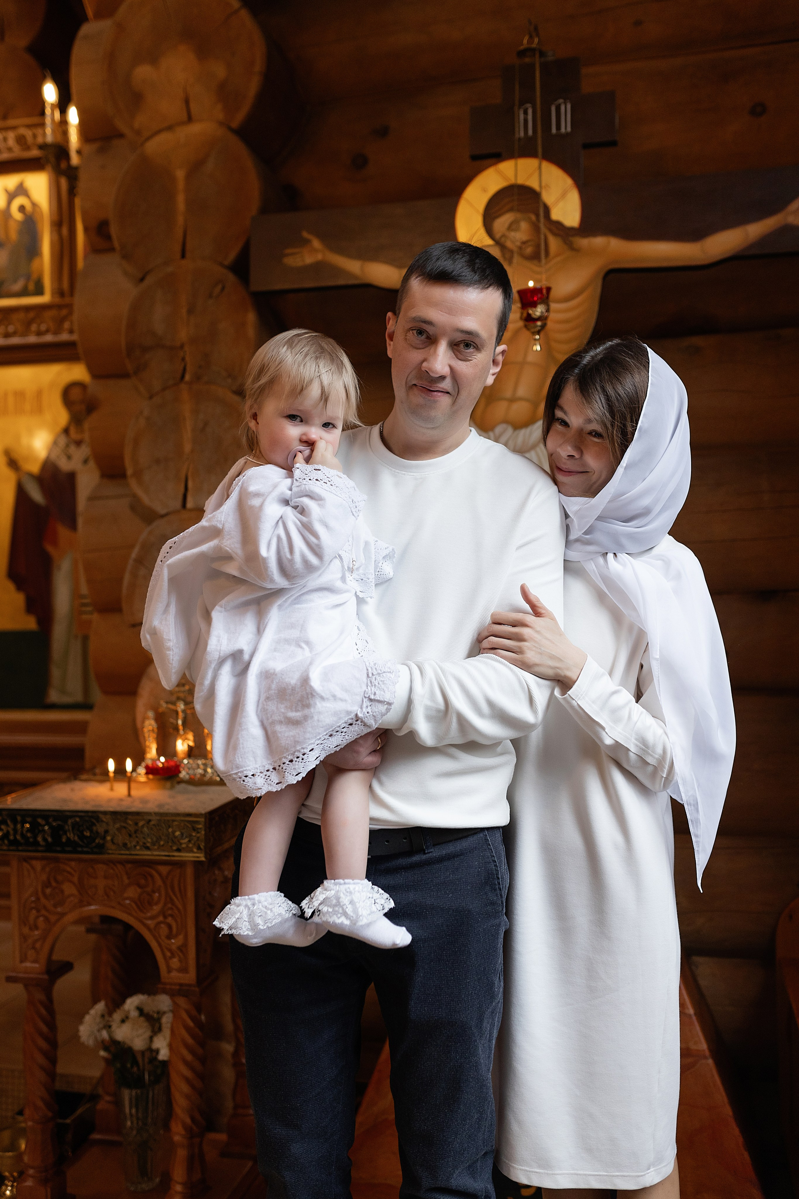 Таинство Крещения Ксении. Фотограф в Железнодорожном и Балашихе