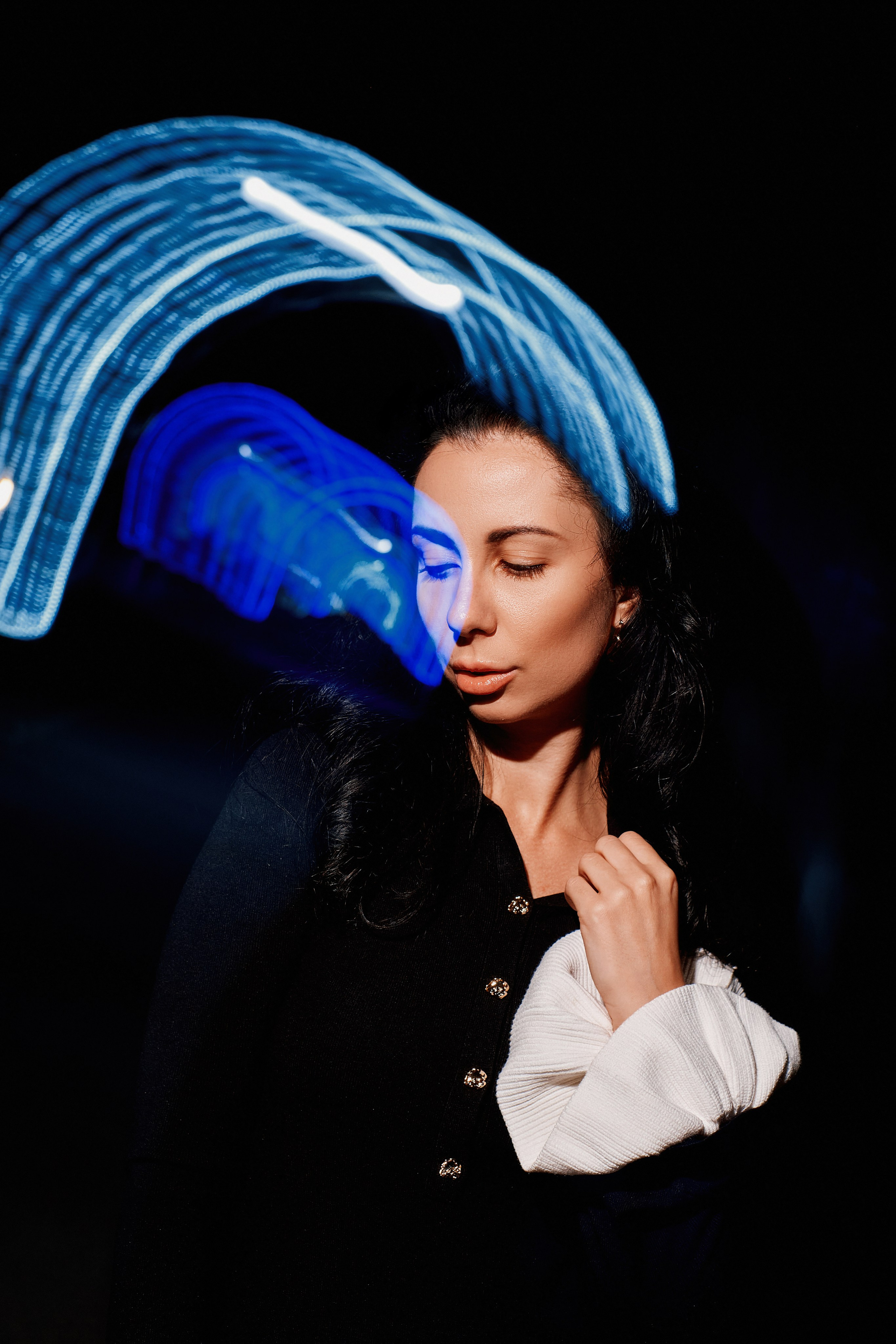 Наташа. Фотосессия по ночному городу. Фотограф Таганрог Анна Трайжон