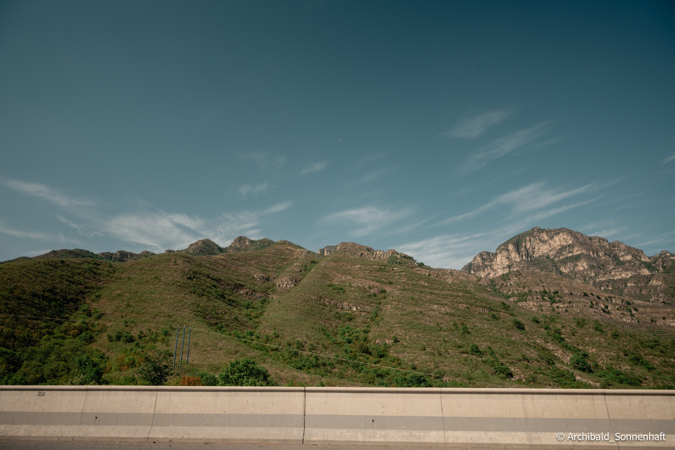 Auto-trip to Datong, Camp. Photographer in Guangzhou, China. Archibald Sonnenhaft