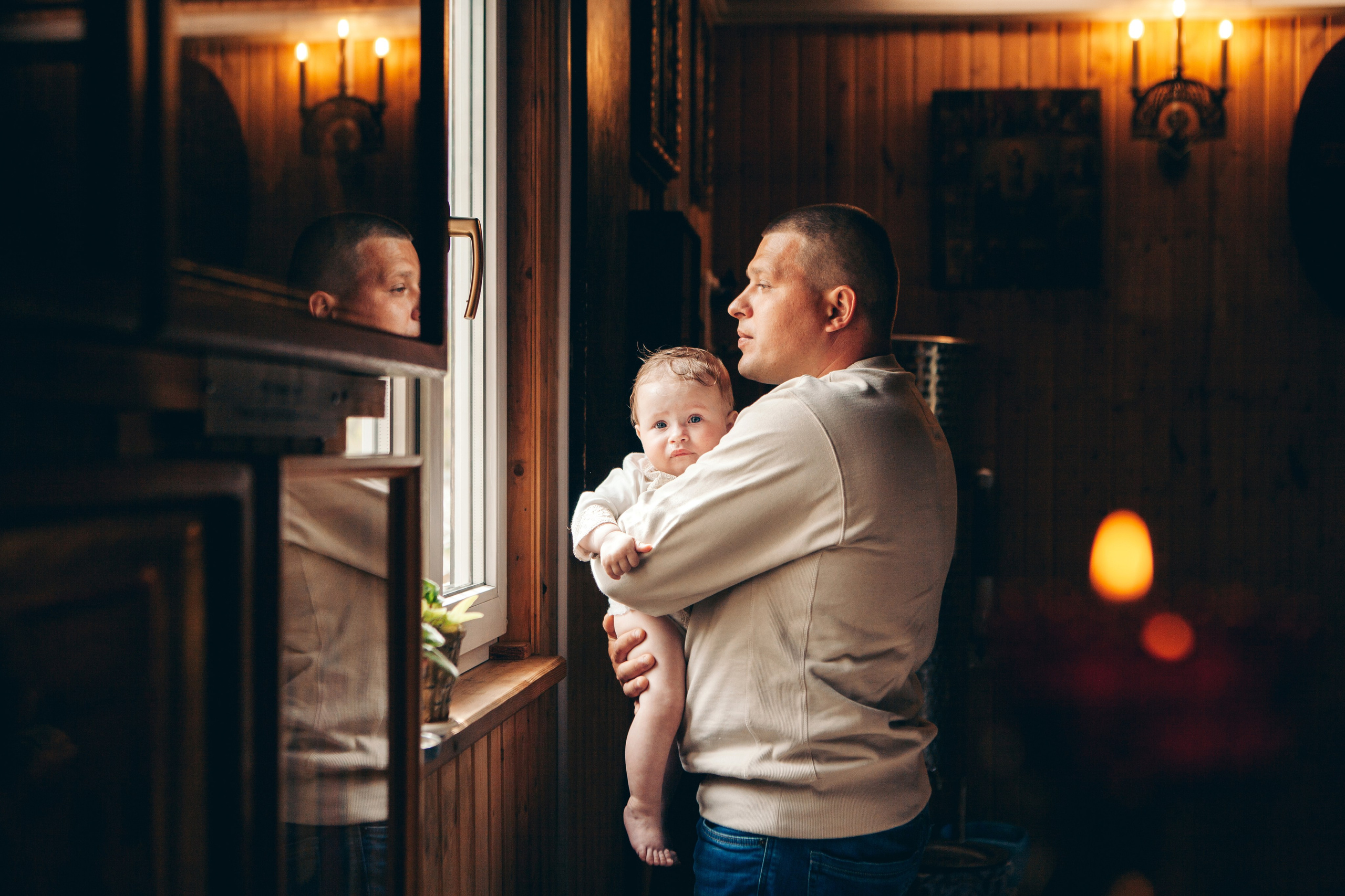 Крещение ребенка в церкви в москве. Фотограф Ольга Ефремова