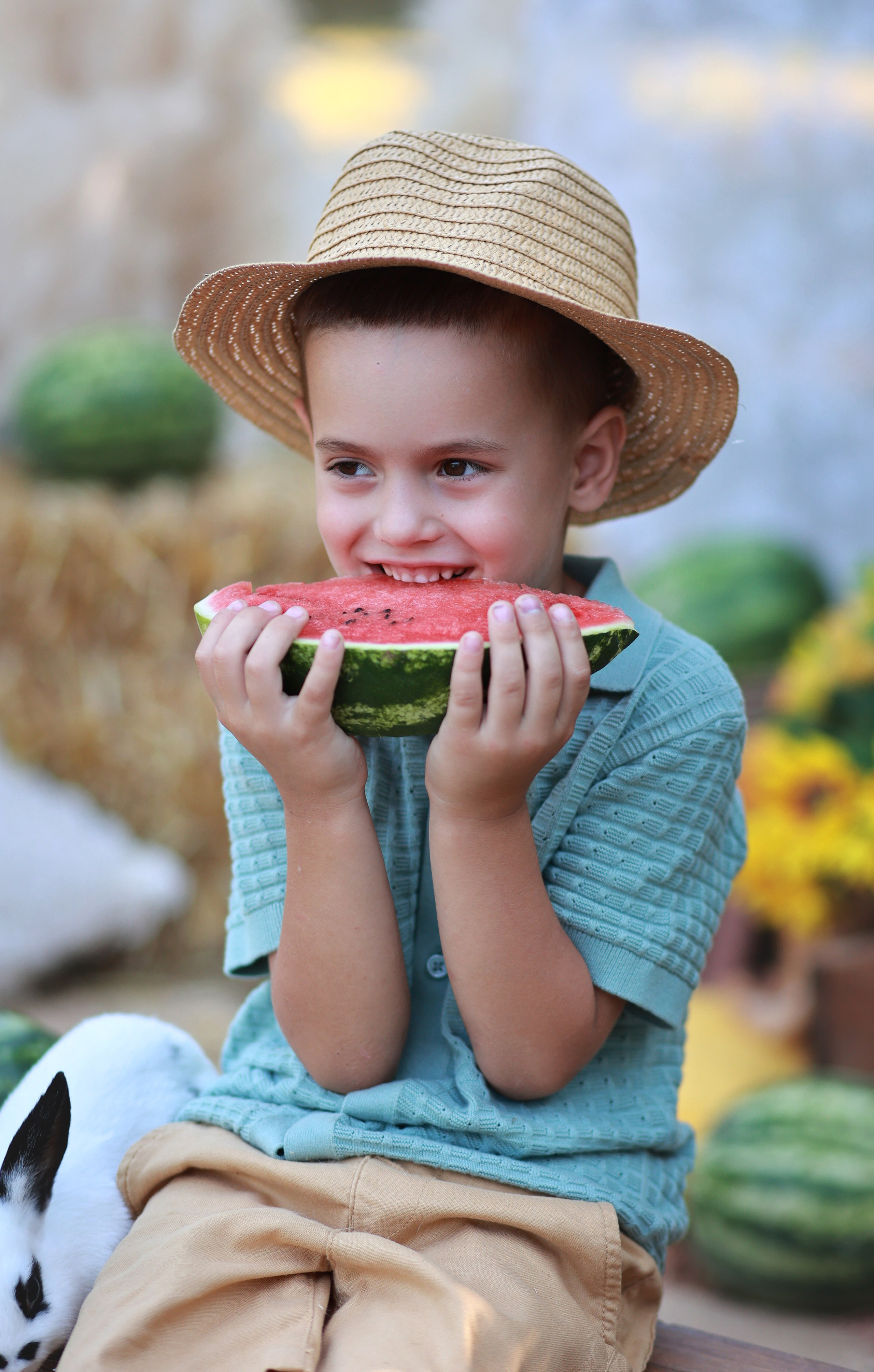 Арбузный фотодень. Детский семейный фотограф Краснодар