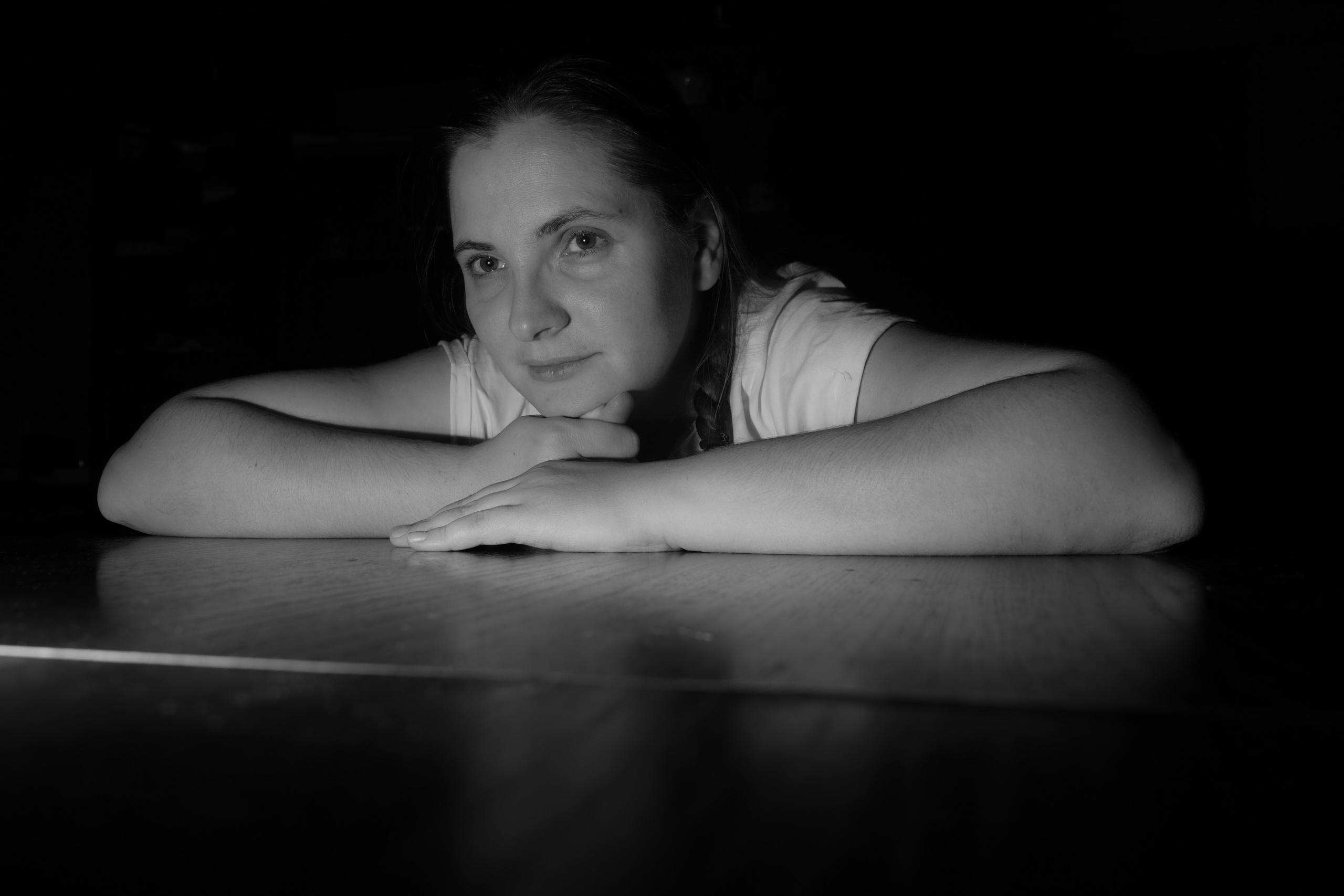 Пробы в ЧБ. Фотограф Олег Колногоров