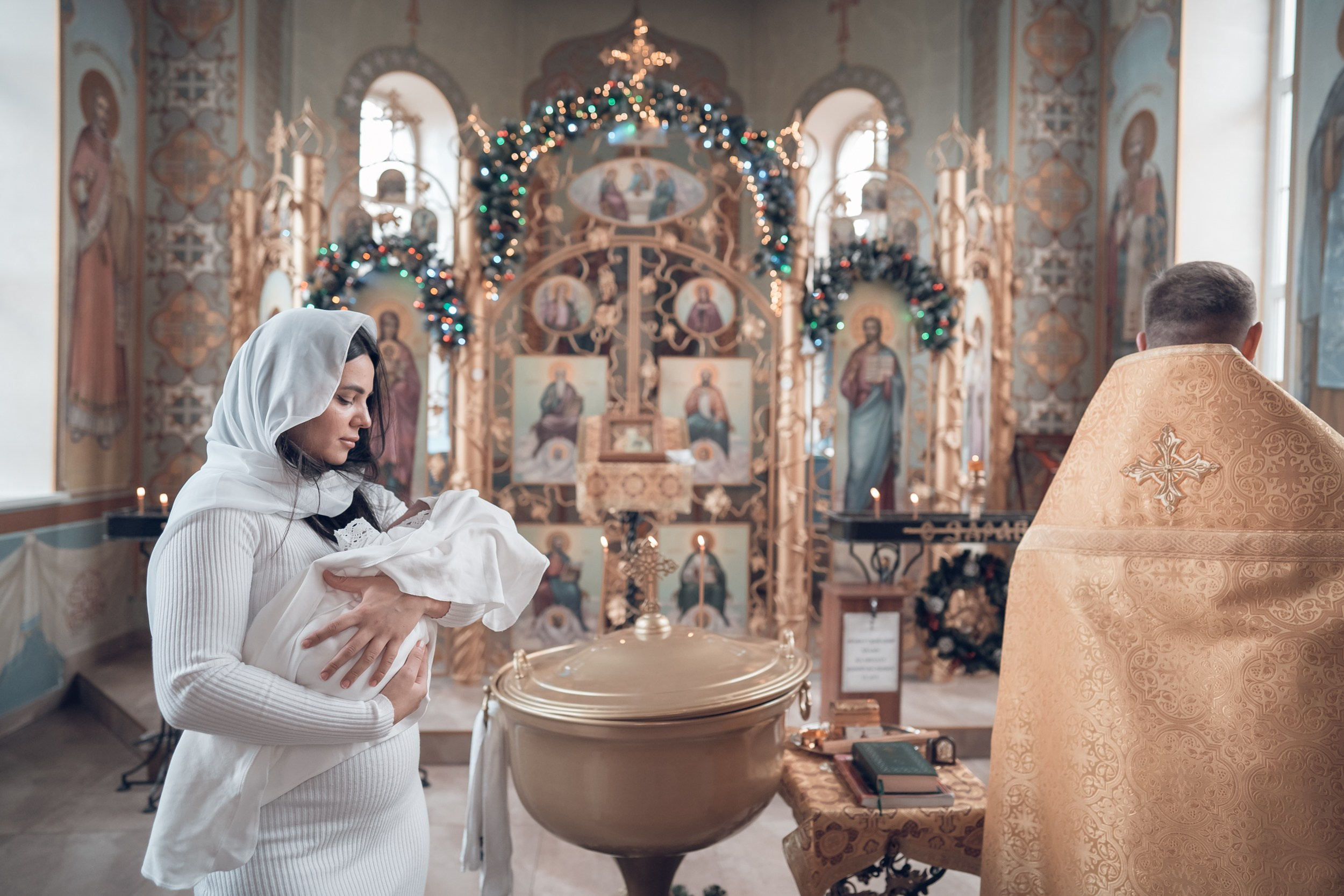 Крещение в храме ап.Андрея Первозванного г. Севастополь. Церковный фотограф Севастополь