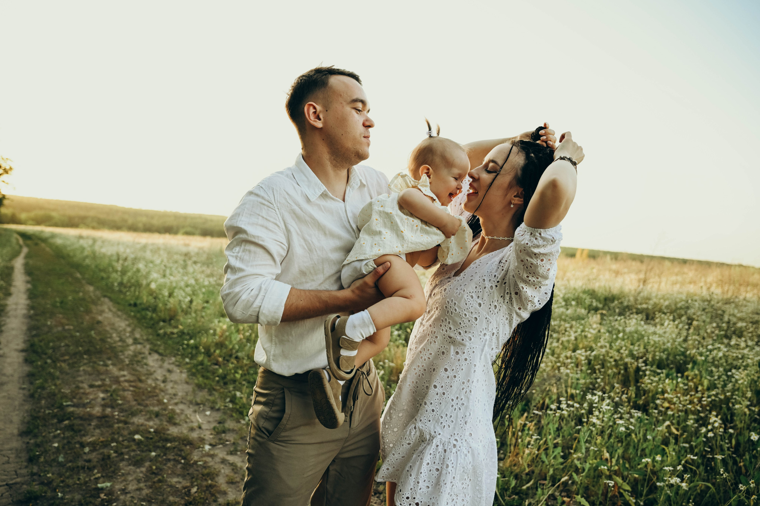 Ромашковое поле. Семейный фотограф в Москве Люберцах Ирина Вронская