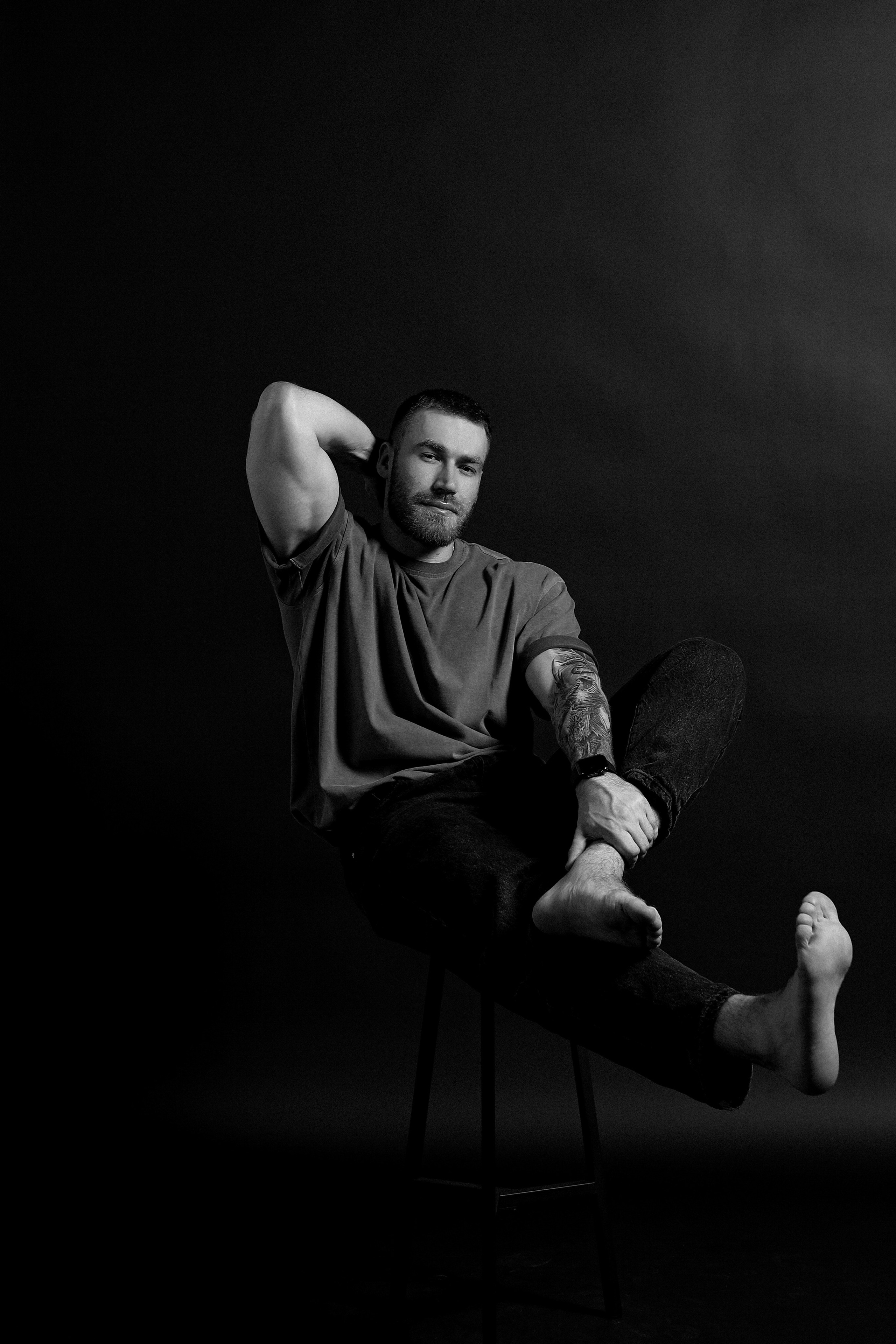 Фотосессия брутального мужчины. Услуги фотогшрафа Чехов. 