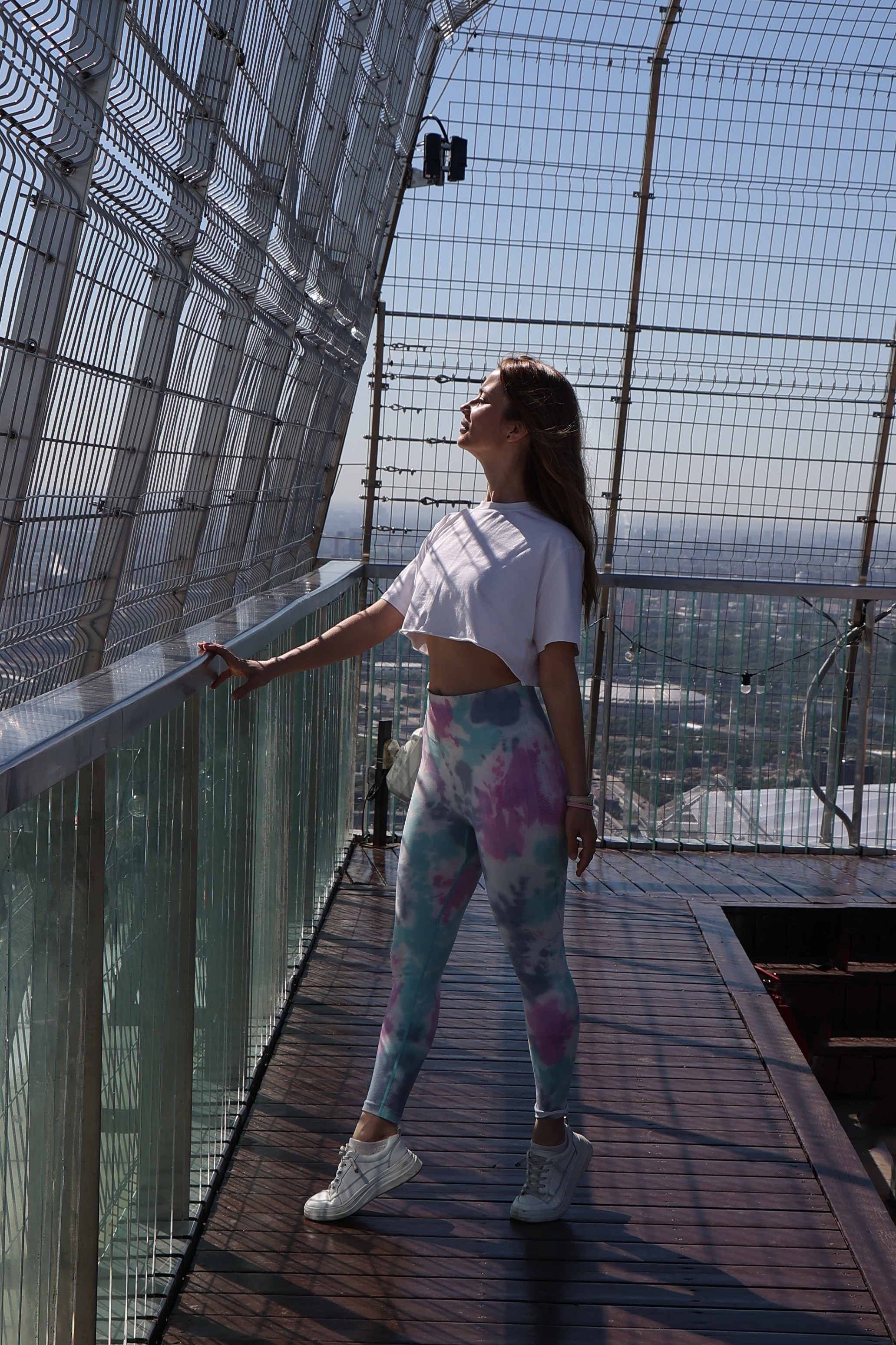 Йога на крыше Москва-Сити. Портретный фотограф Москва