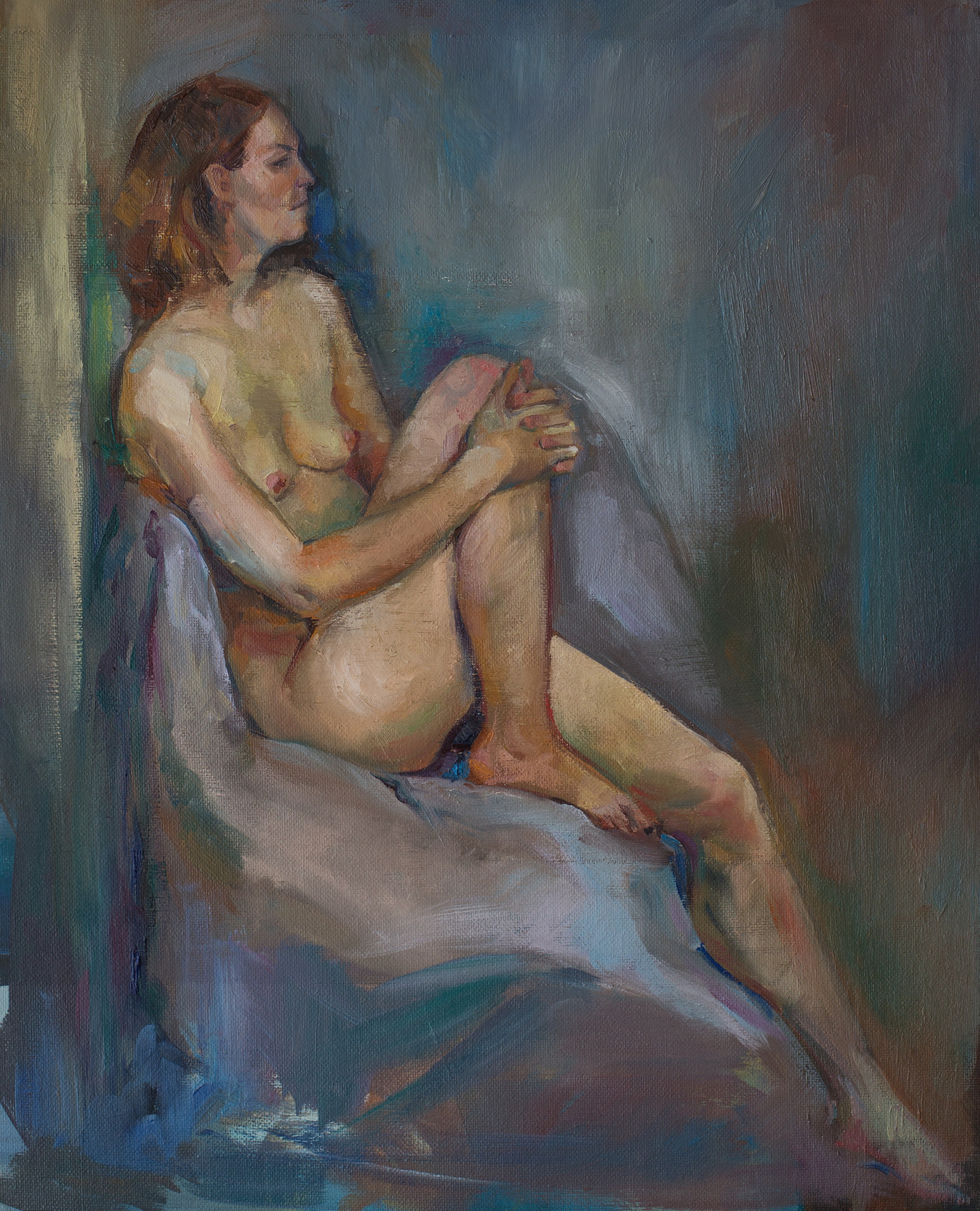 Масло. Художник