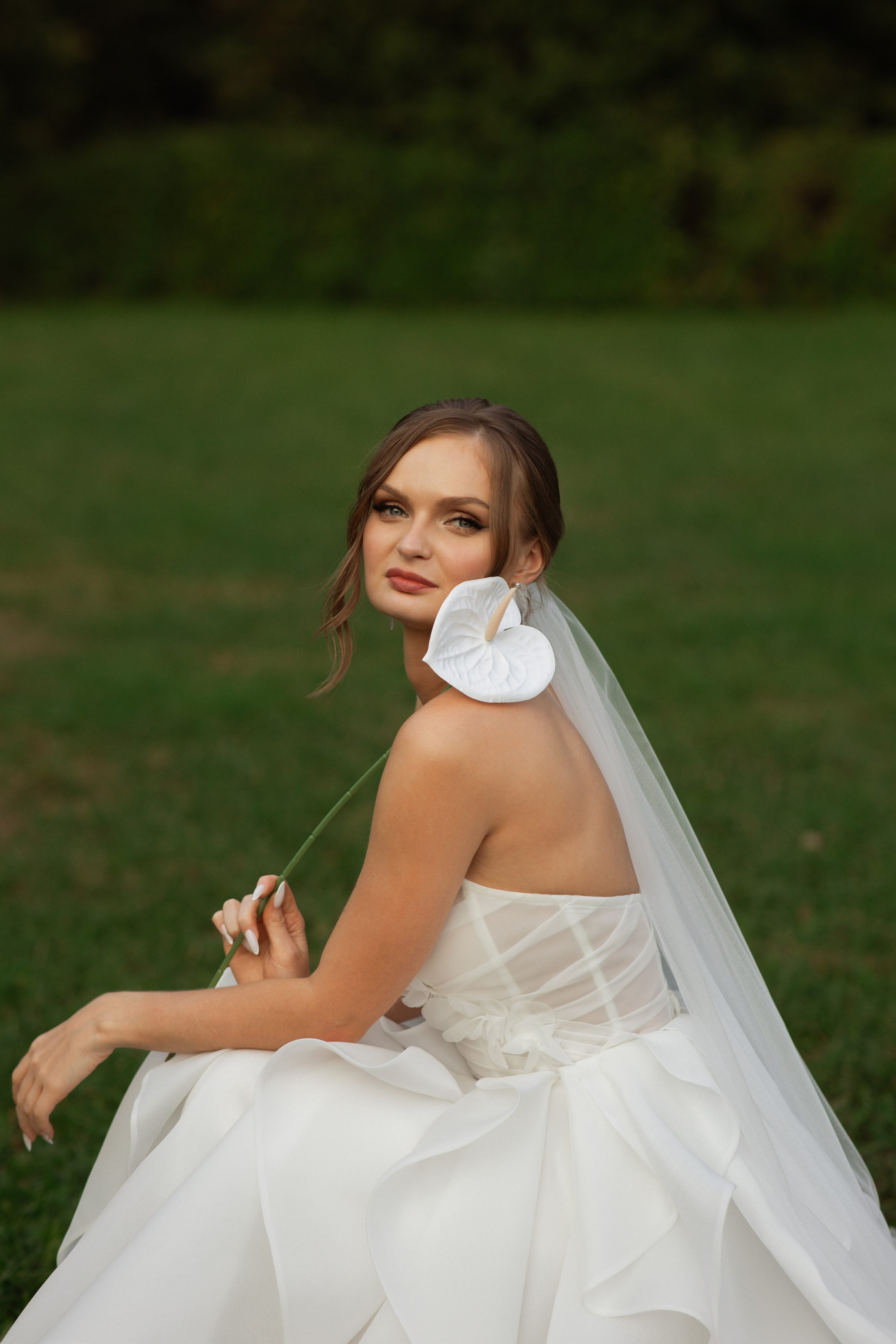 Minimalistic & Green: свадьба за городом. Свадебный фотограф Елена Рубцова