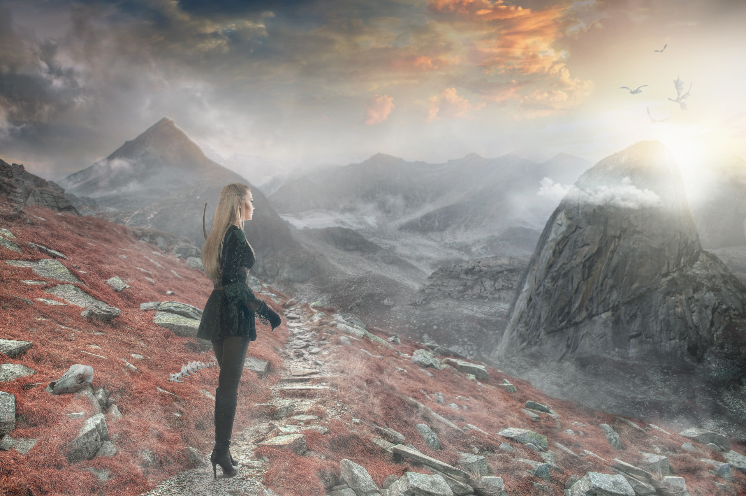 Эльф, охотник на драконов. Фотостудия «Gelios». Фотосессии в Калининграде