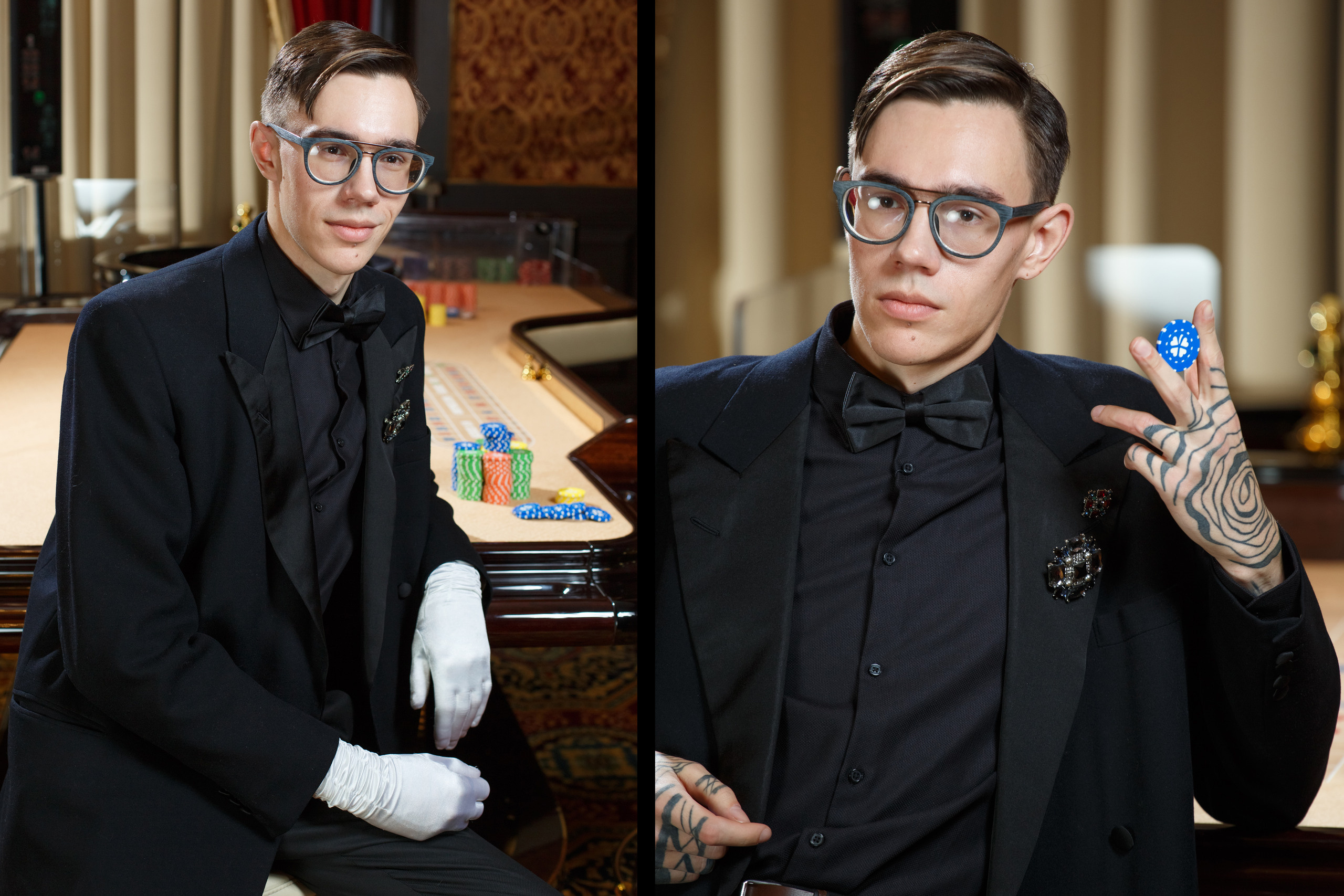 Фотосессия в казино «Собрание». Фотостудия «Gelios». Фотосессии в Калининграде