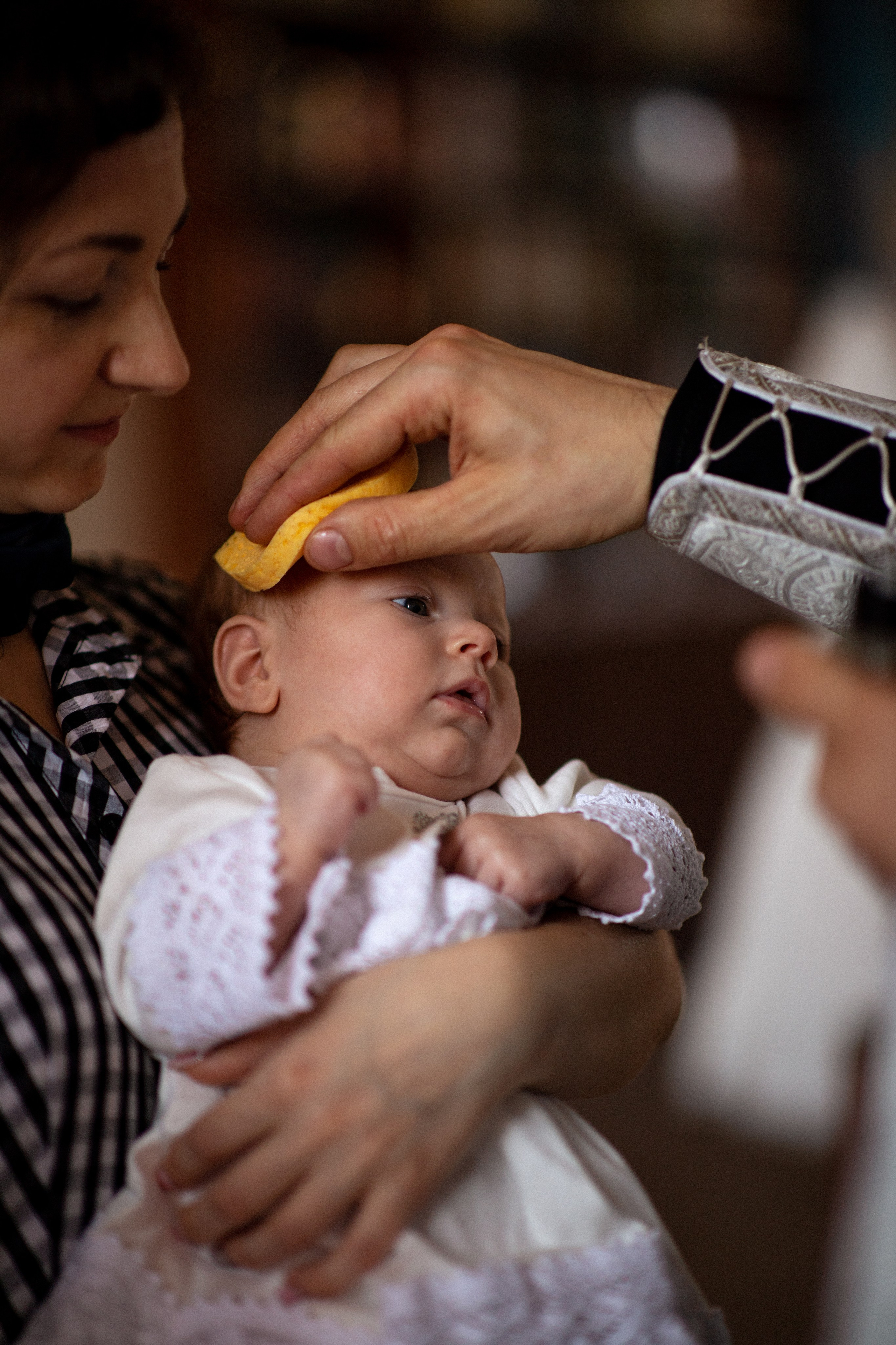 Крещение Марии. Фотограф на крещение в Рязани. Семейный фотограф