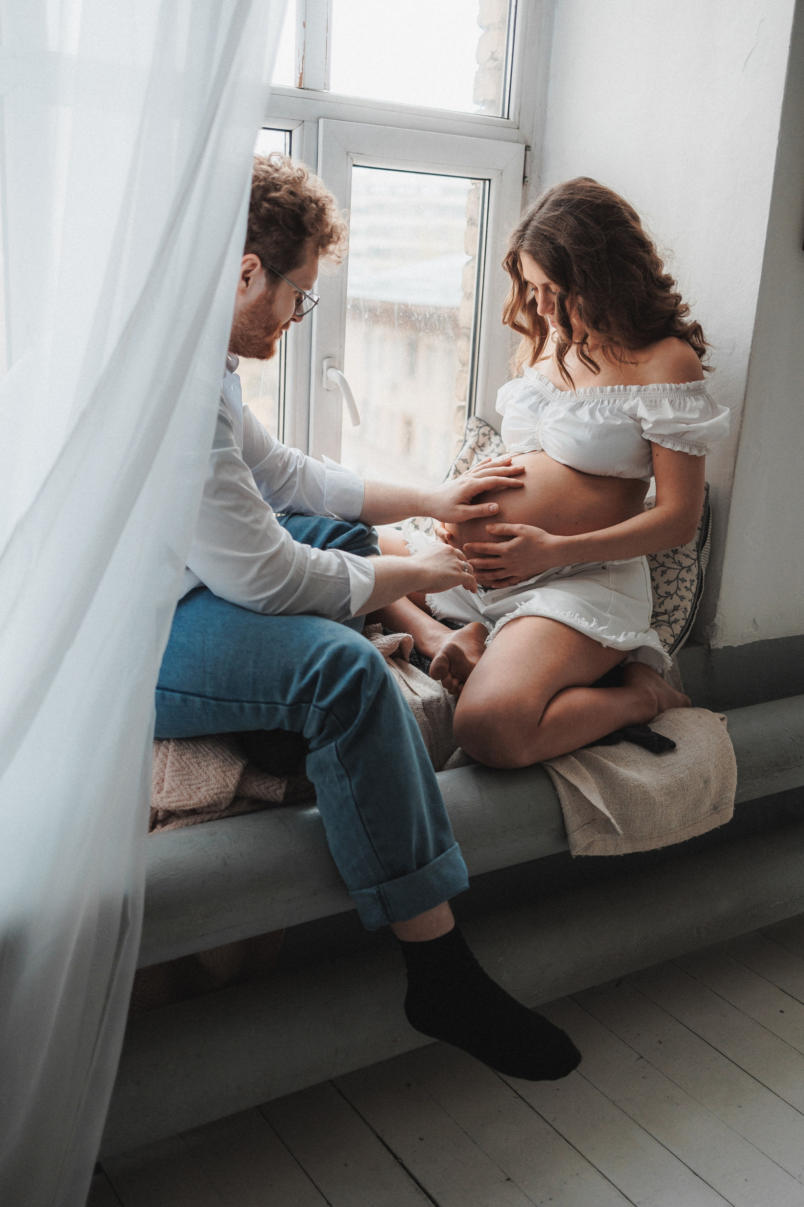 Любовь — это когда ты под сердцем носишь его ребенка. Фотограф Москва Светлана Кирюшина