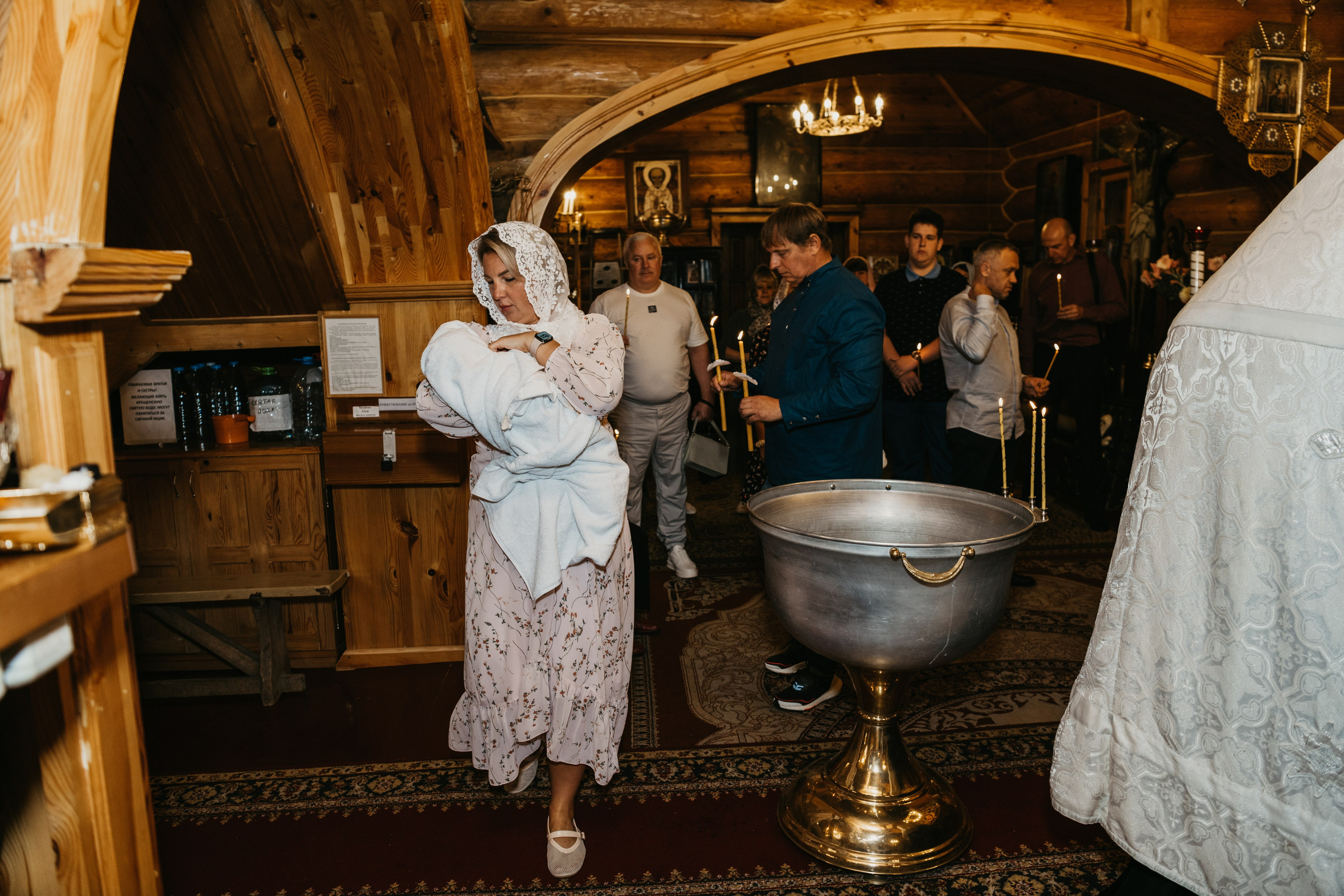 Крещение Елизаветы. Фотограф на выписку из роддома в Москве и МО