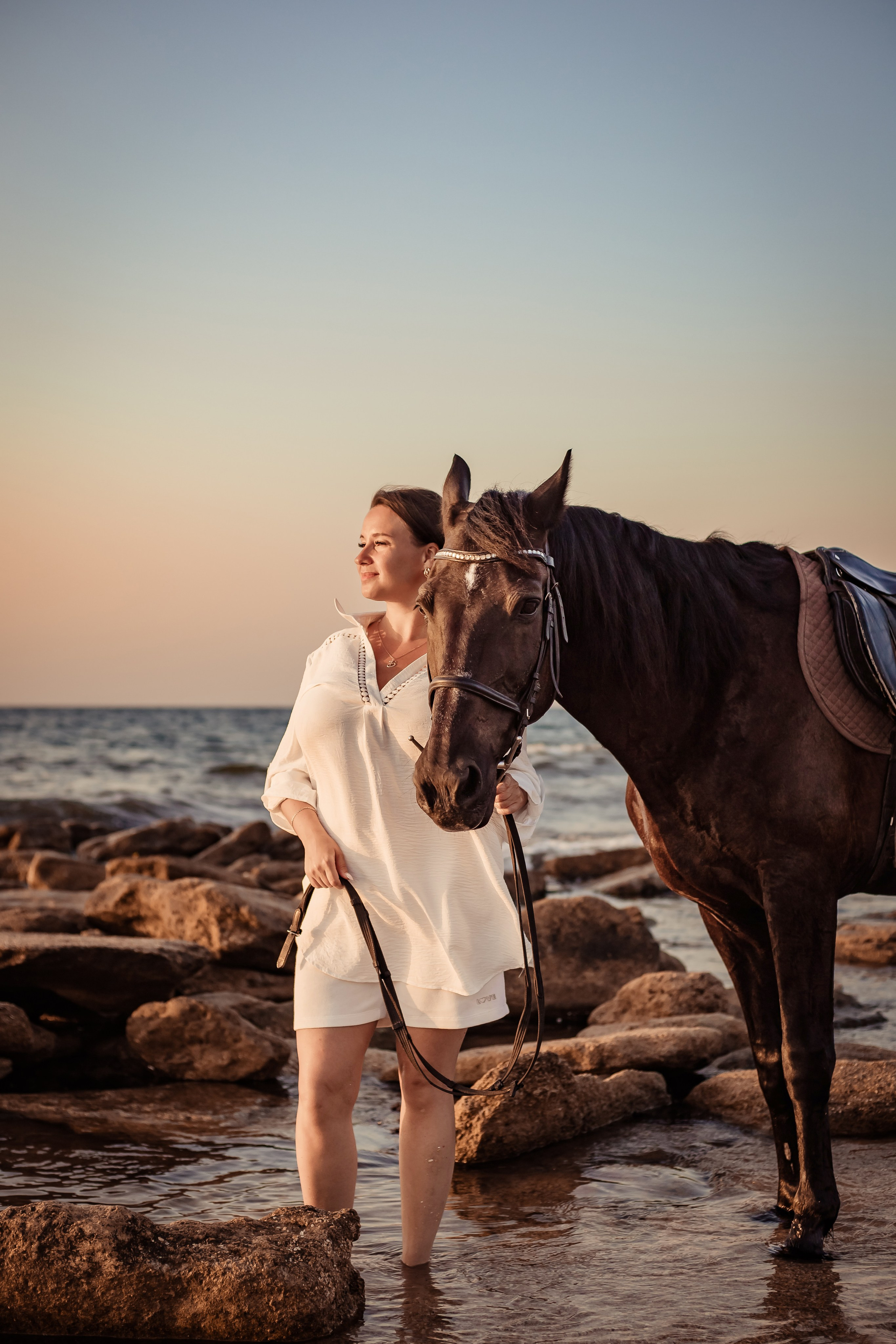 Фотосессия на море с лошадью. Фотограф в Феодосии Наталья Булгакова