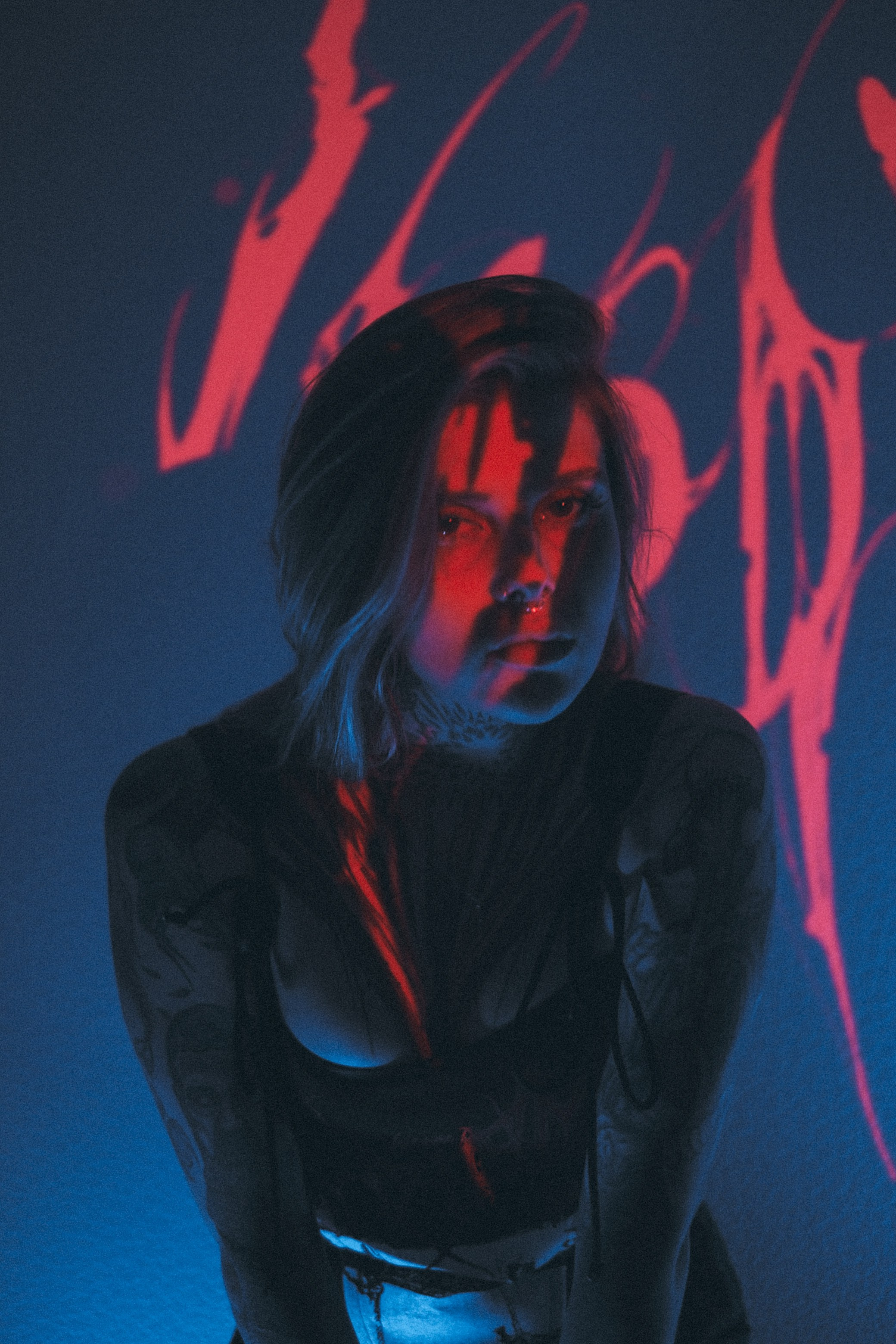 Съемка с проектором