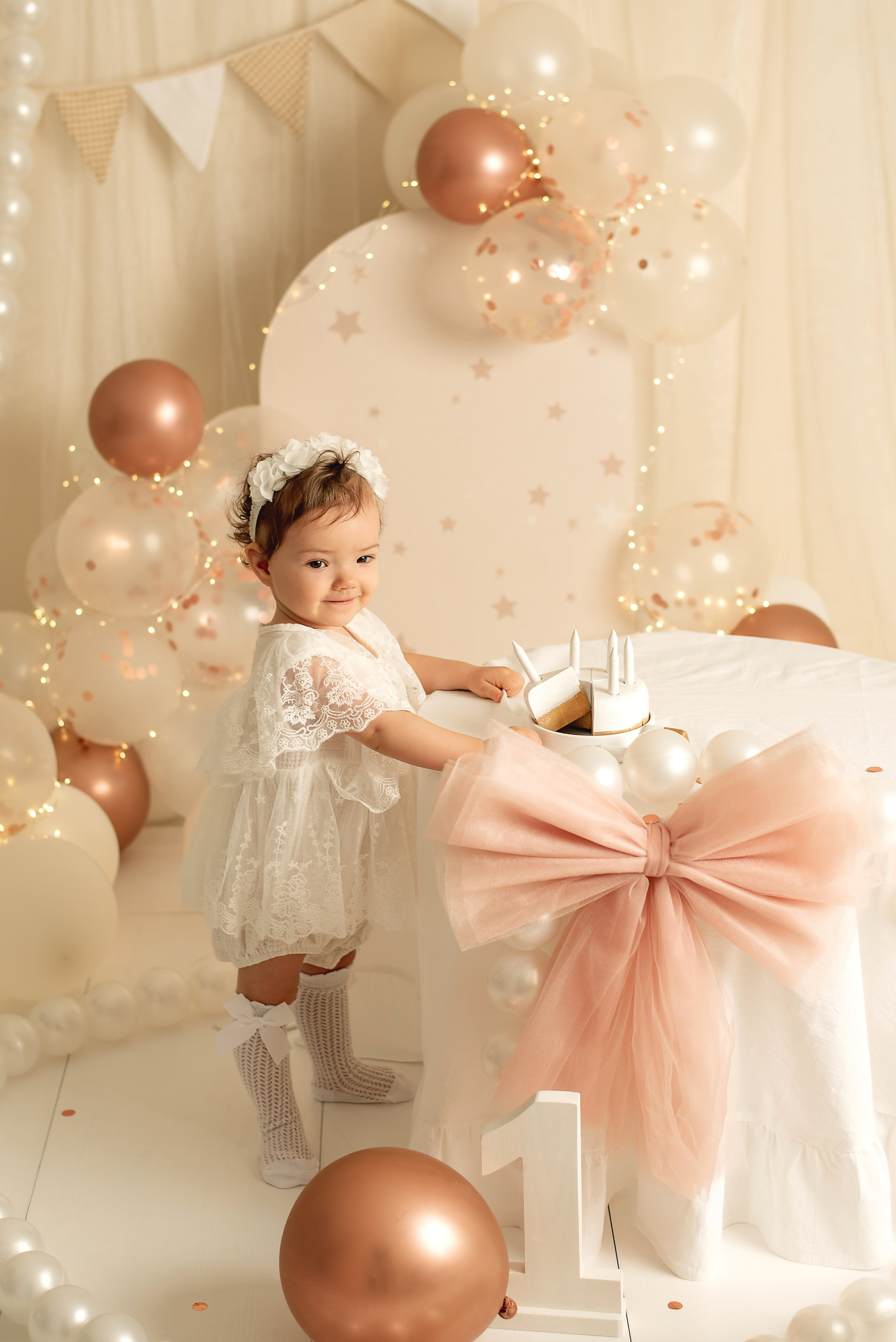 Леночка 1 годик. Семейный и детский фотограф Наталья Горда