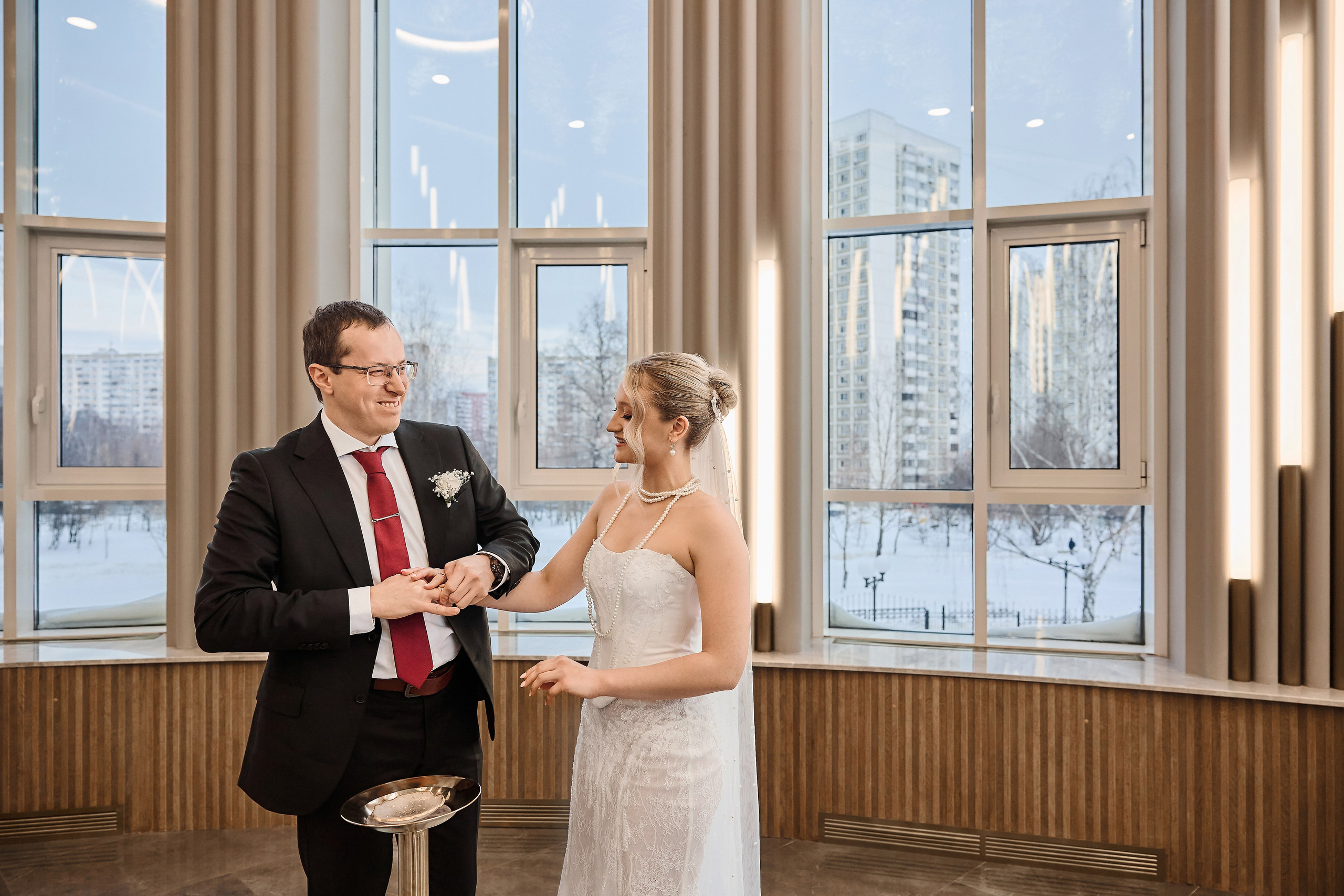 Валентина и Семен. Регистрация в Митинском ЗАГСе. Свадебный фотограф в Москве и Подмосковье