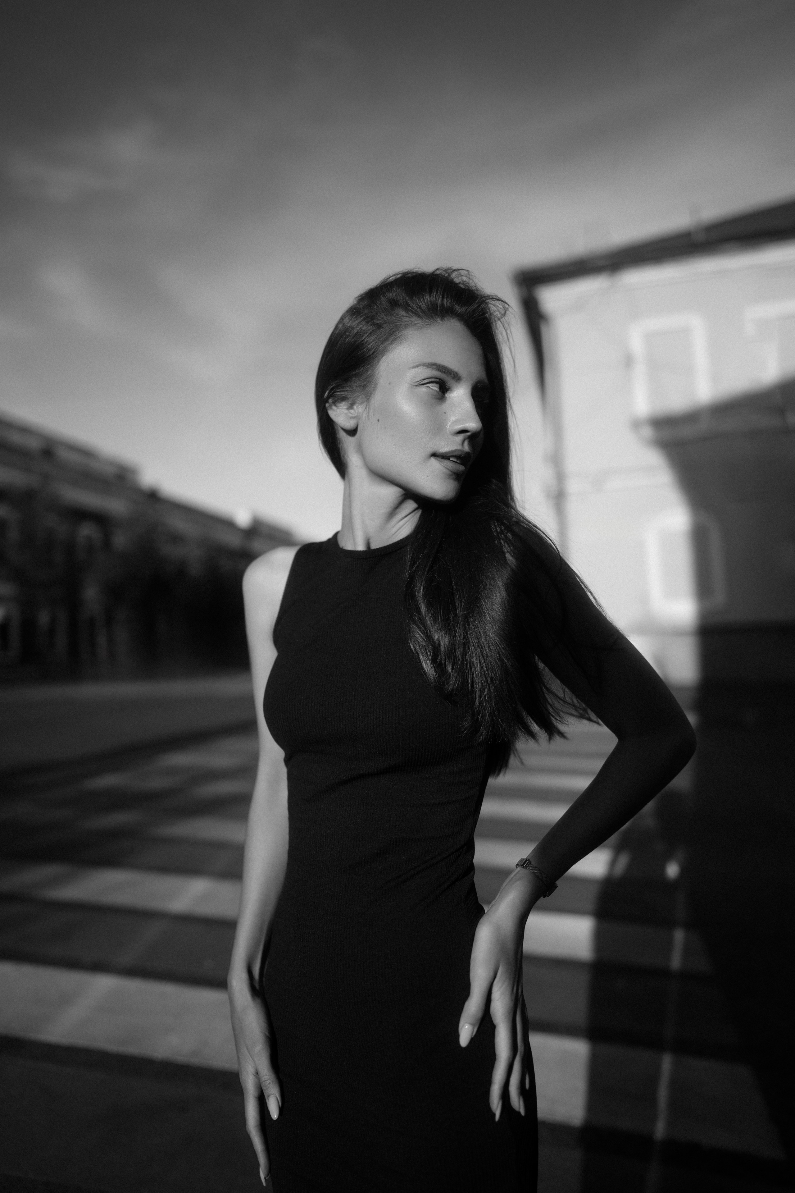 Прогулочная фотосессия с Олей по улице Тельмана