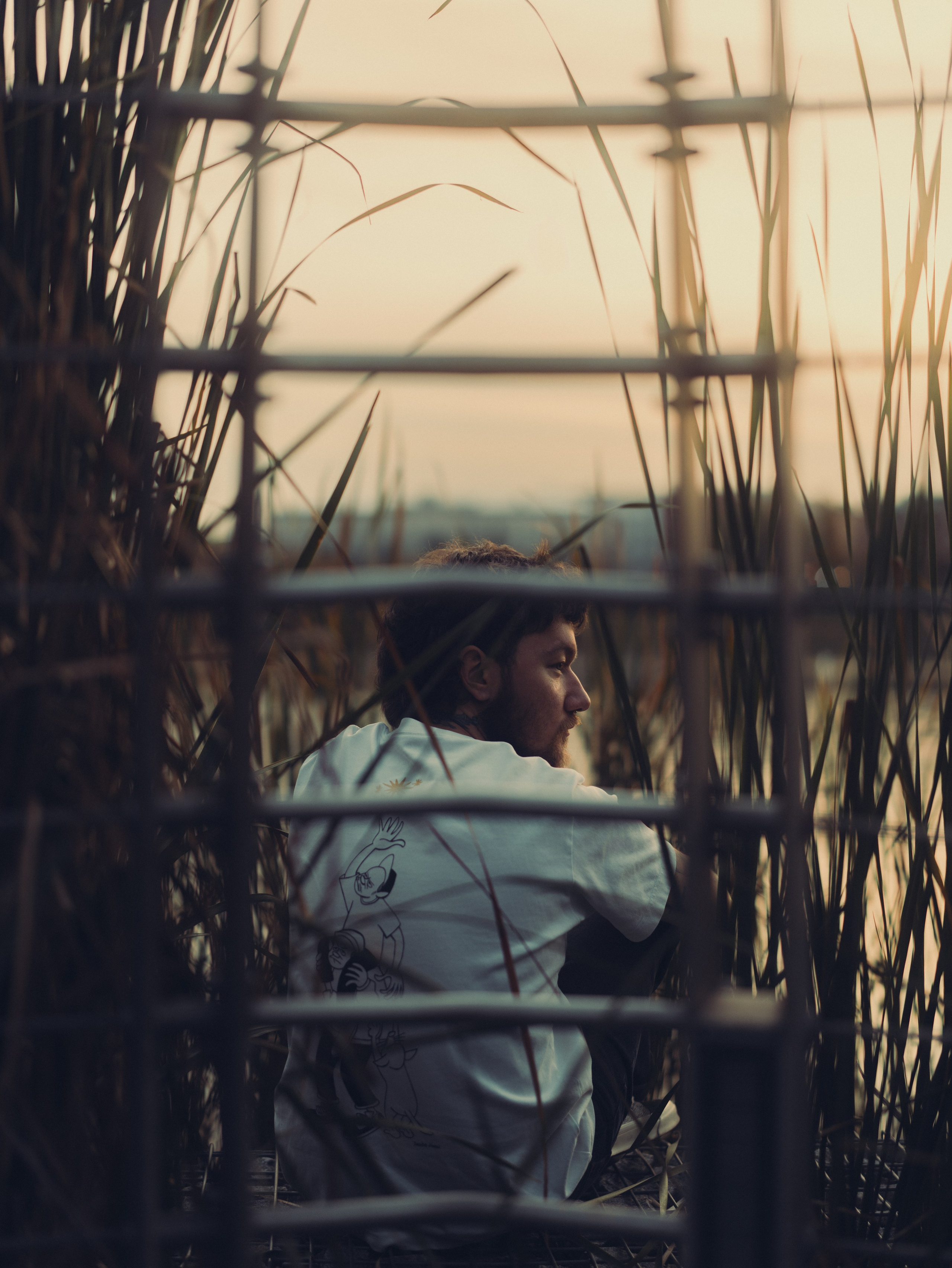 Men's photo shoot on Lake Kaban in Kazan with Eric
