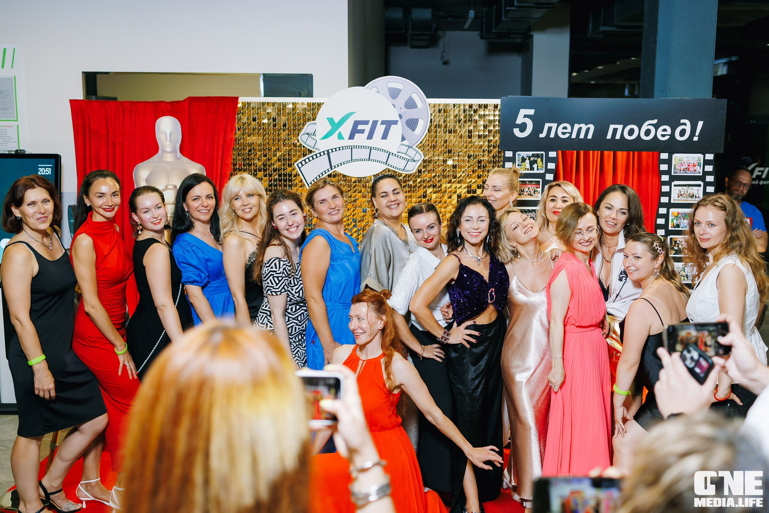 Фоторепортаж с 5-летия фитнес-клуба X-Fit. One Media Life: фоторепортажи, фотоотчеты с мероприятий и заведений