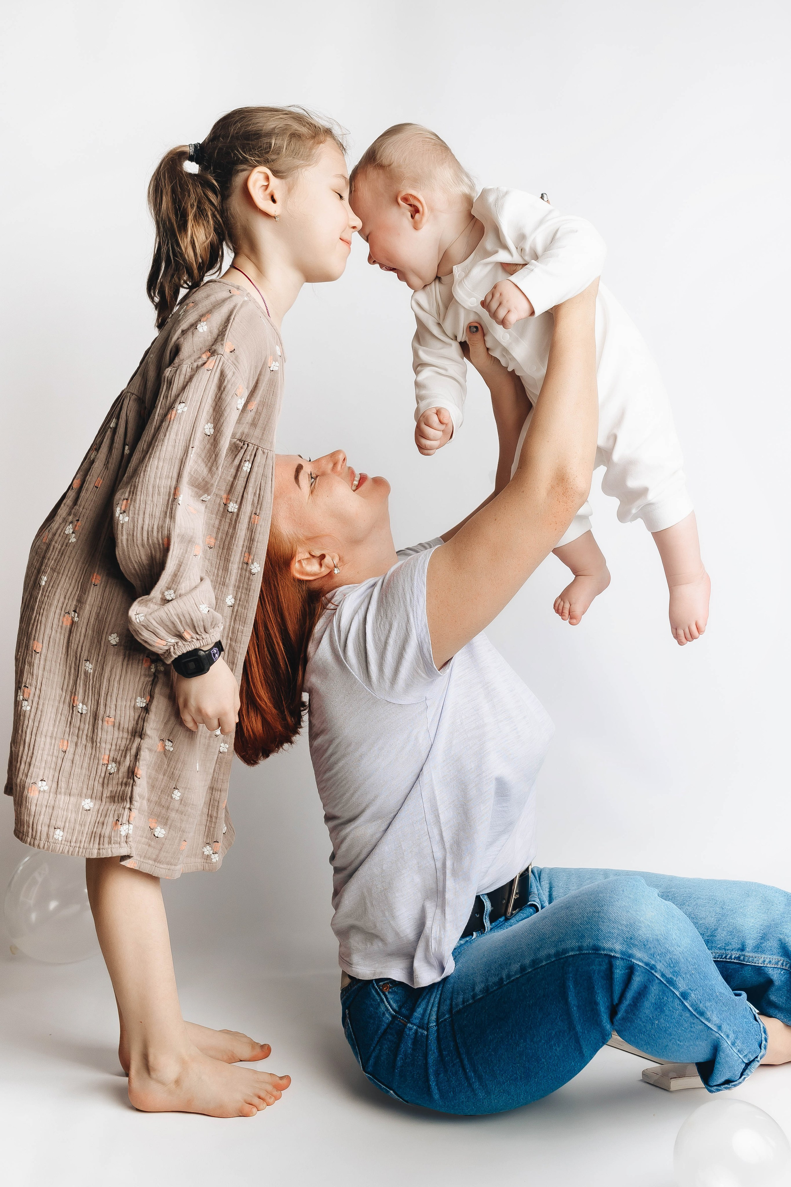 Семейные фото на годиках. Фотограф новорожденных Серпухов, Протвино, Москва I Марина Бурмистрова