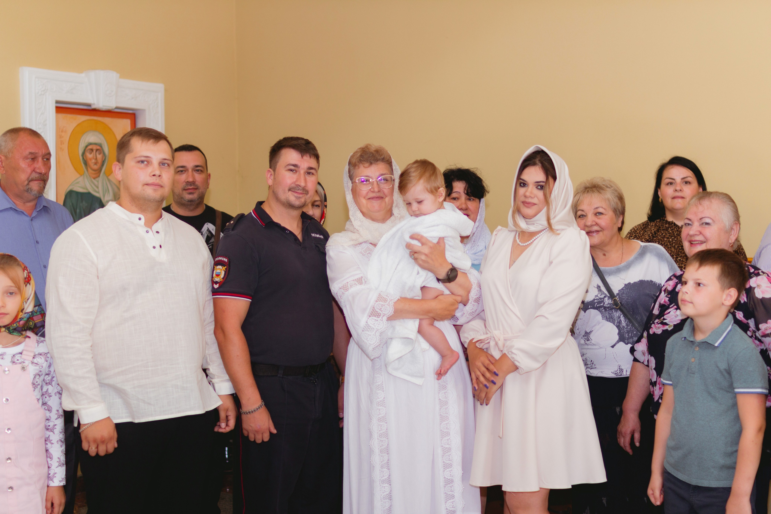 Крещение Романа в церкви Ильи Пророка. Прончатова Алина. Свадебный и семейный фотограф