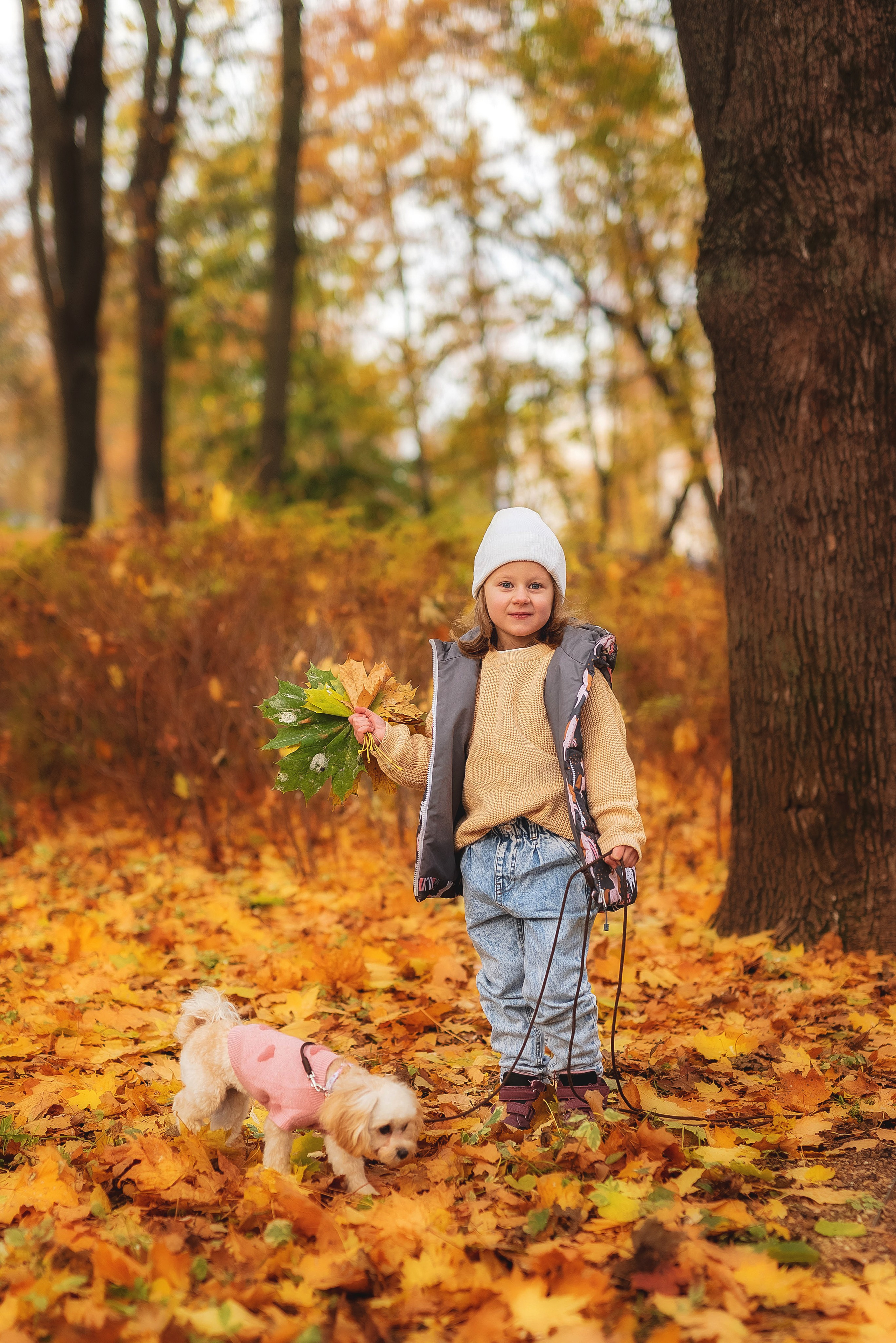 Осенняя фотосессия мама и дочка. Семейный, детский фотограф в Воронеже Анна Никитина