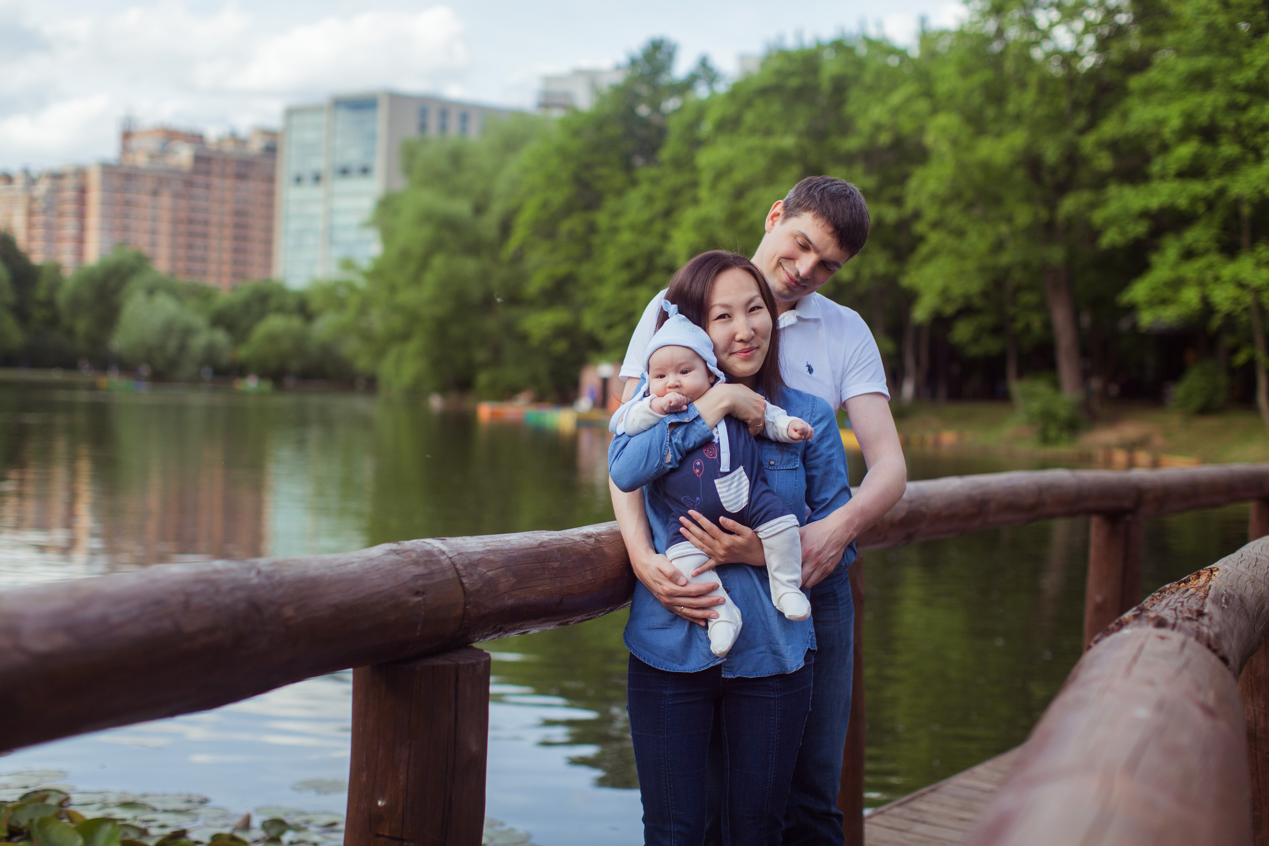 Элина, Максим и Родион. Фотограф на Крещение, семейный фотограф в Москве