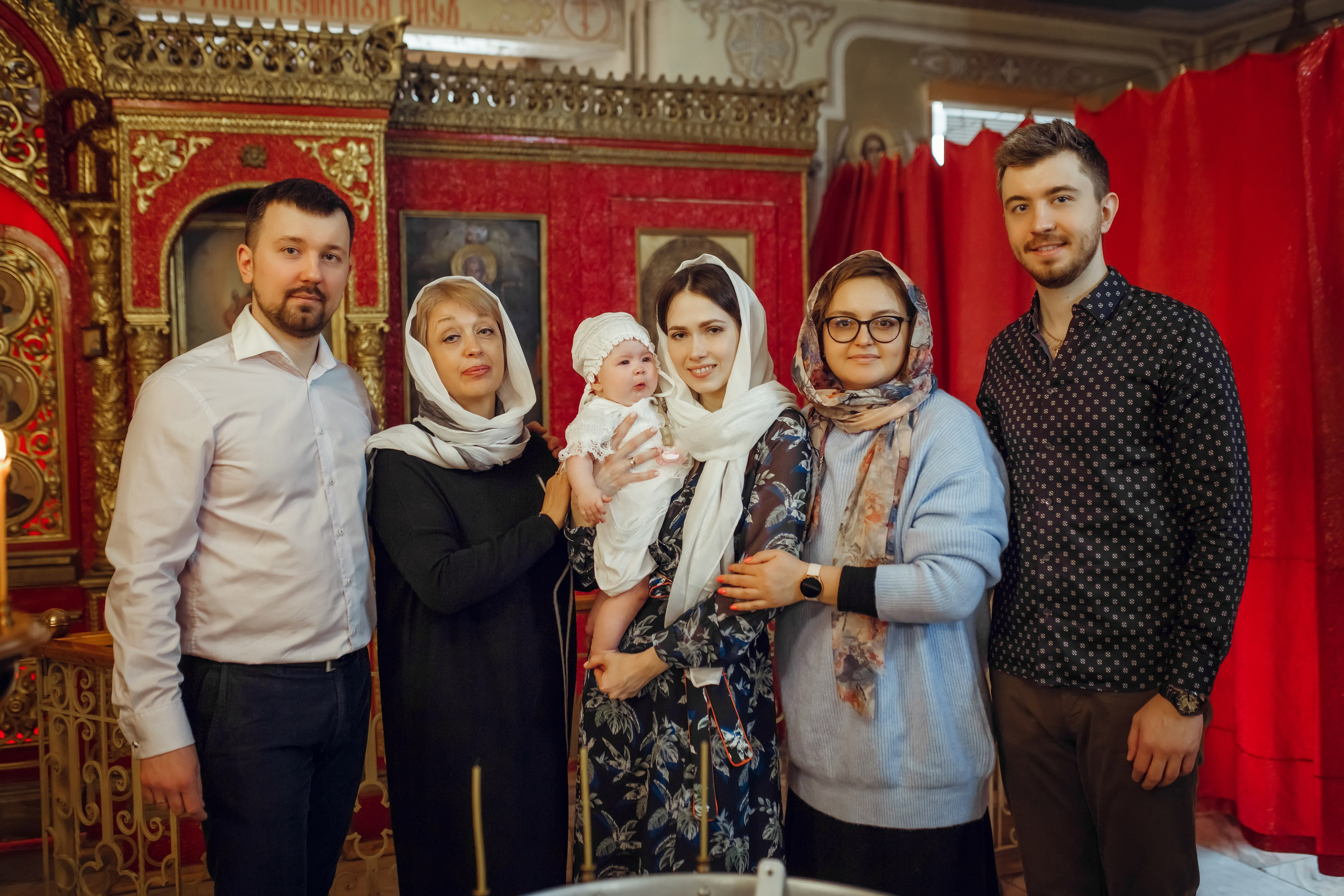 Крещение Валерии. Фотограф на Крещение, семейный фотограф в Москве