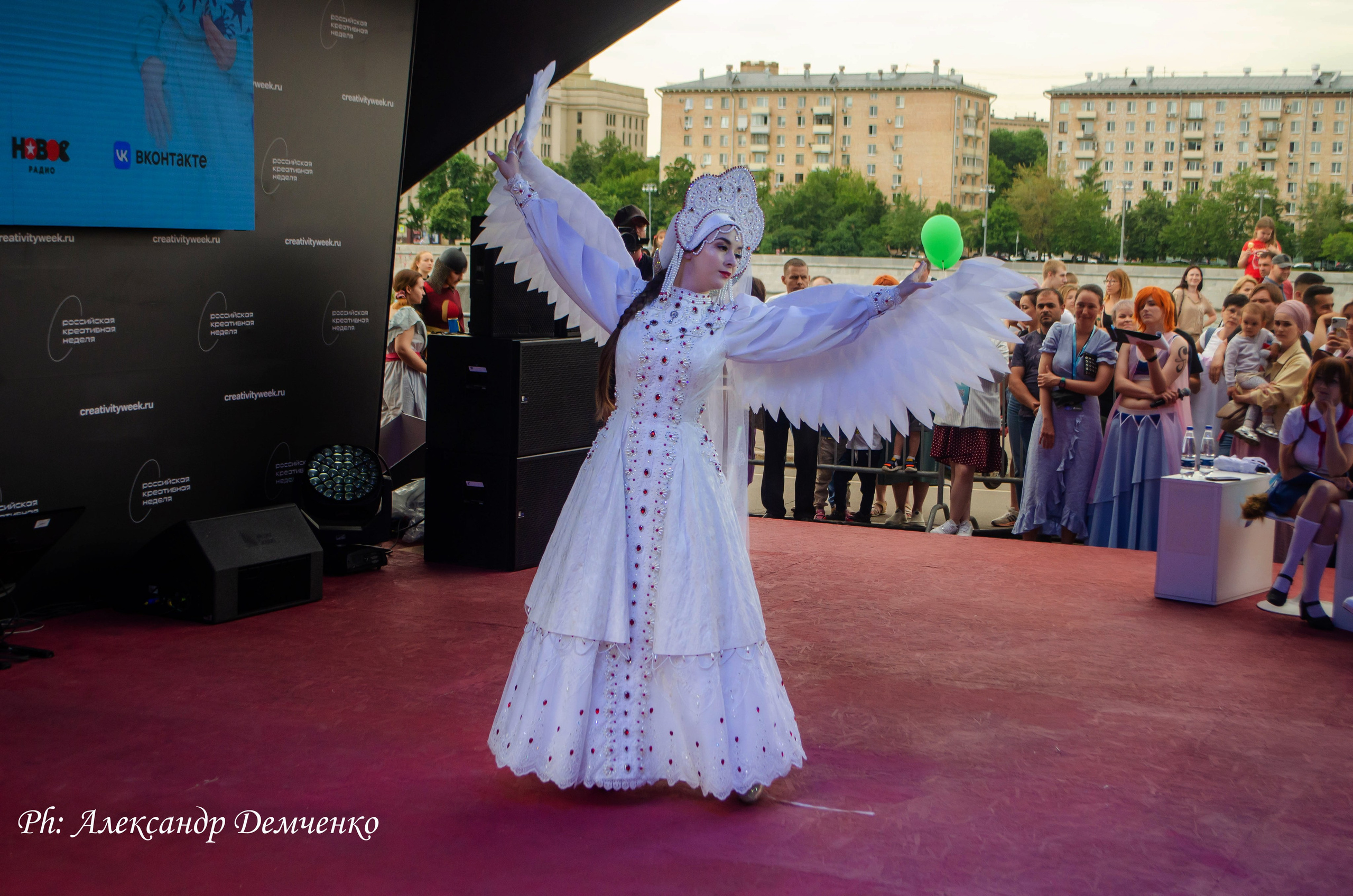Фотосессия сцены в Москве на разных репортажных мероприятий