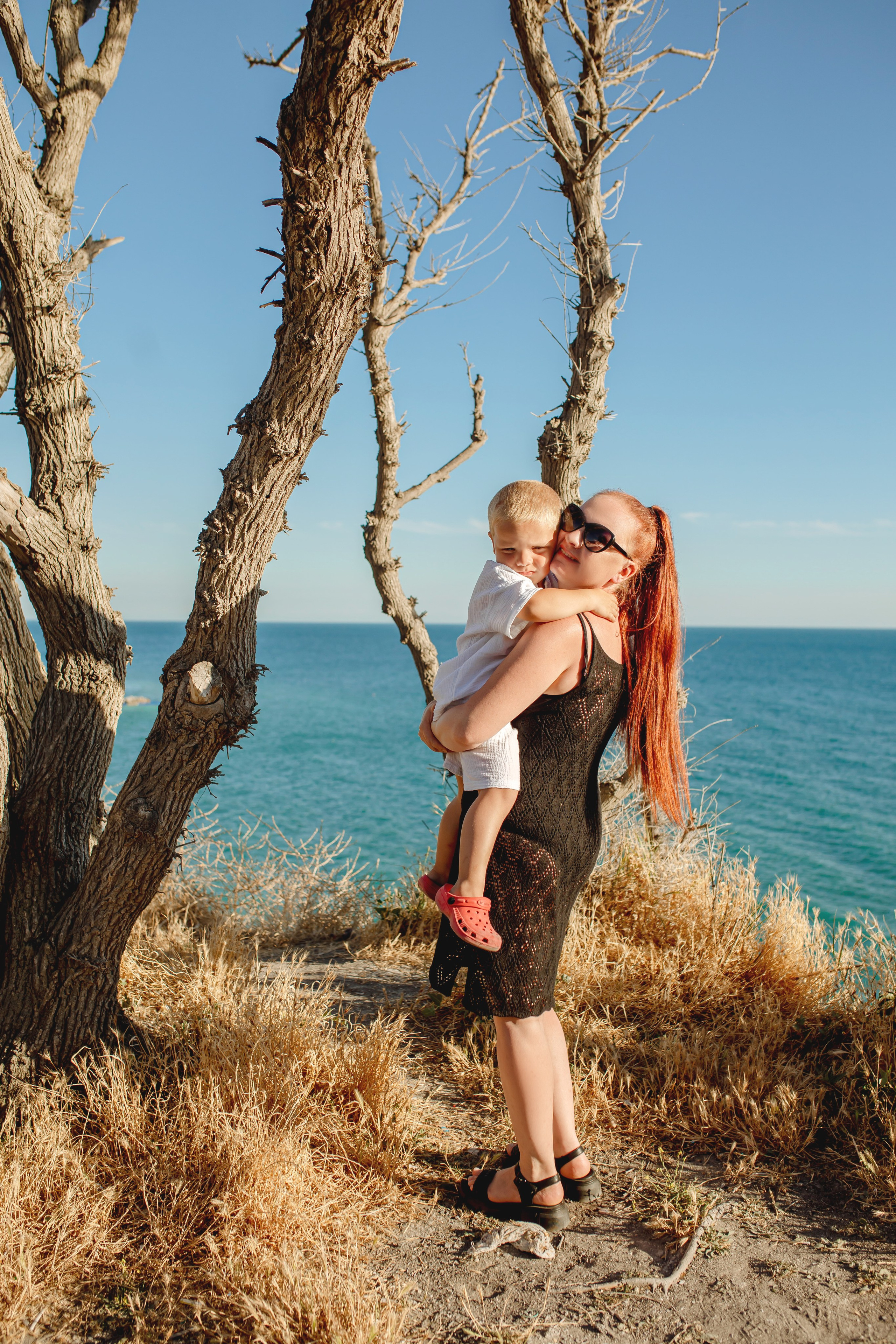 Дарья и Полина с сыновьями. Фотограф в Геленджике, Архипо-Осиповке, Абрау-Дюрсо, Кринице Виктория