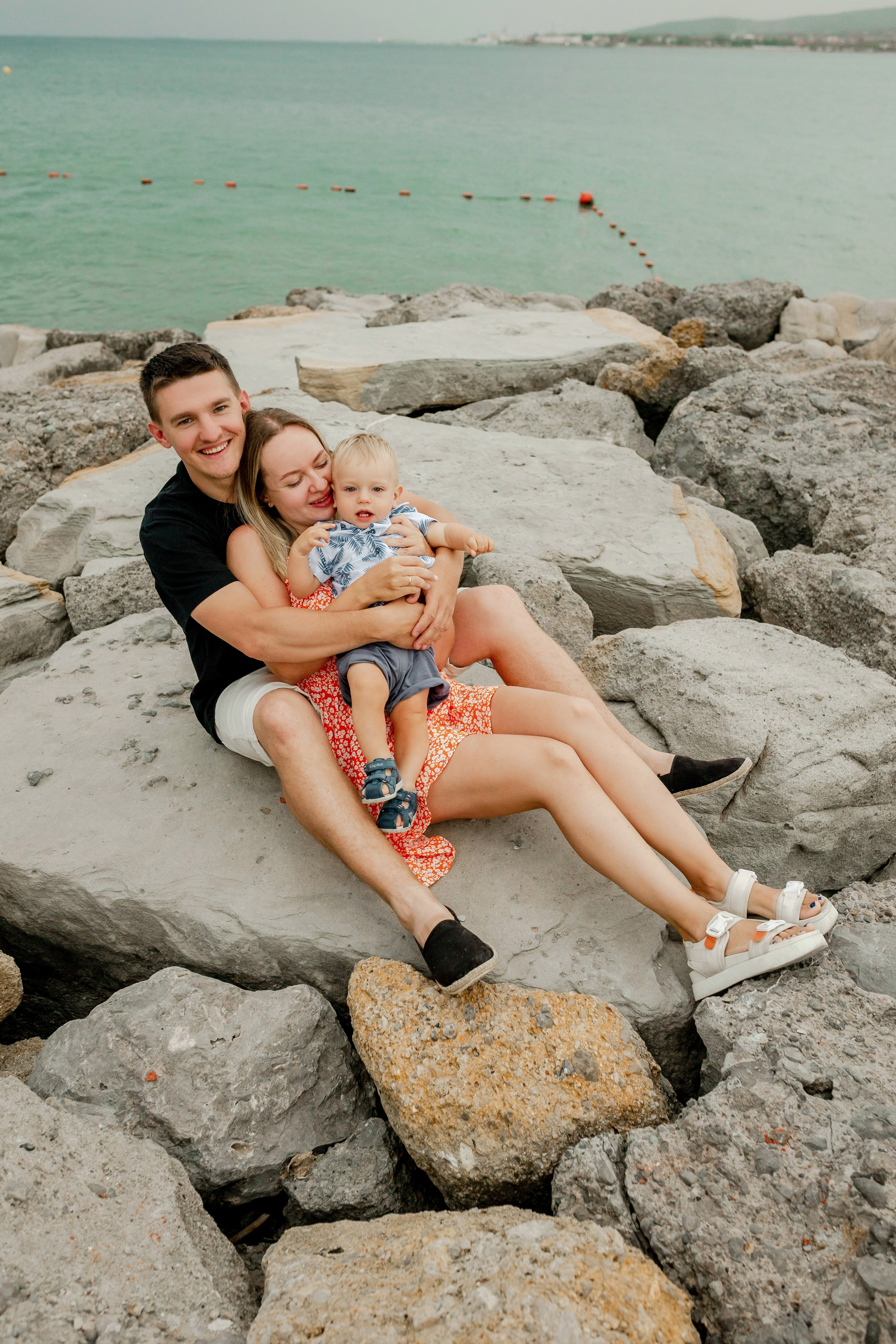 Ирина и Артем с сыном. Фотограф в Геленджике, Архипо-Осиповке, Абрау-Дюрсо, Кринице Виктория