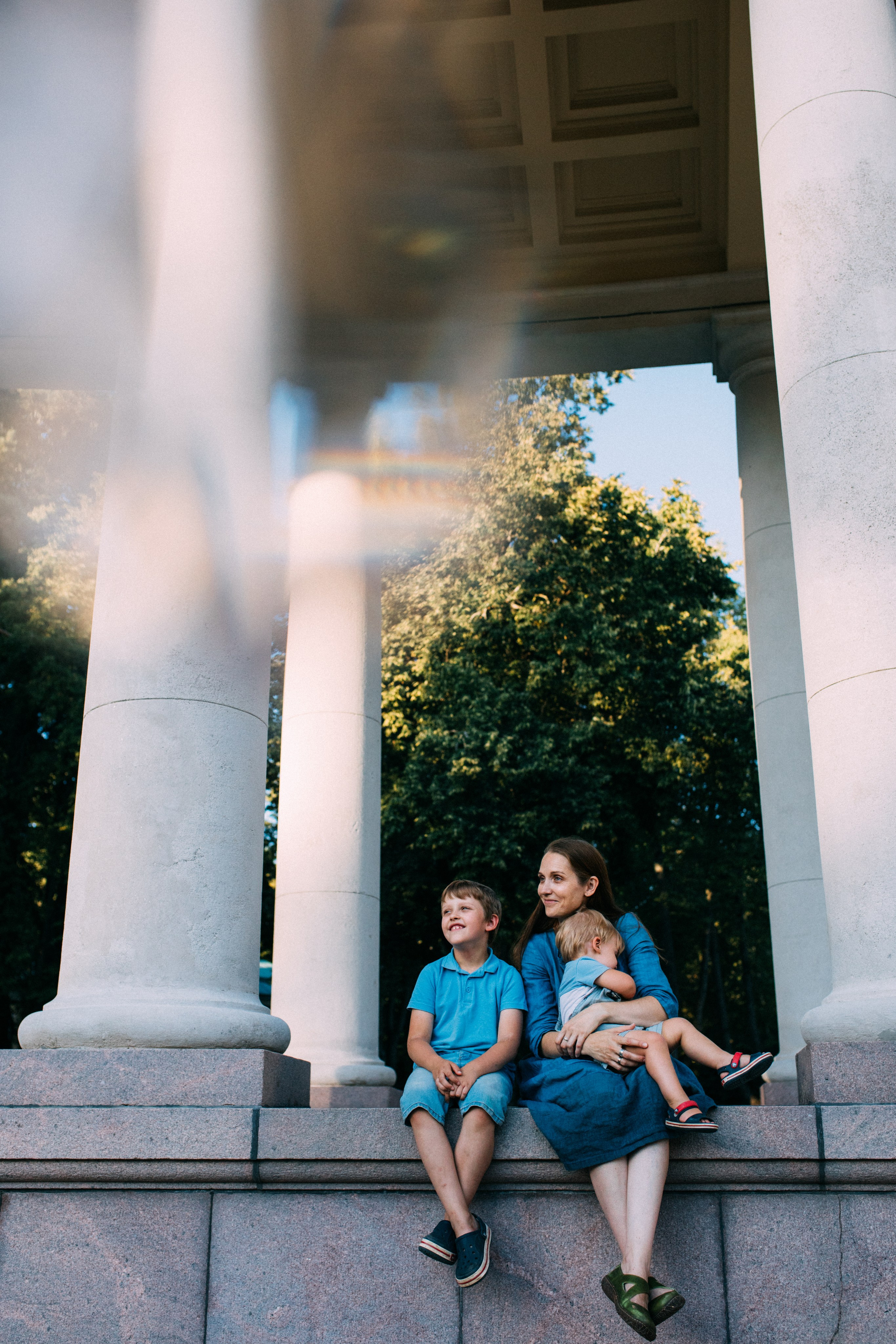 Семейная фотосессия в усадьбе Архангельское. Фотограф Лебедева Наталья