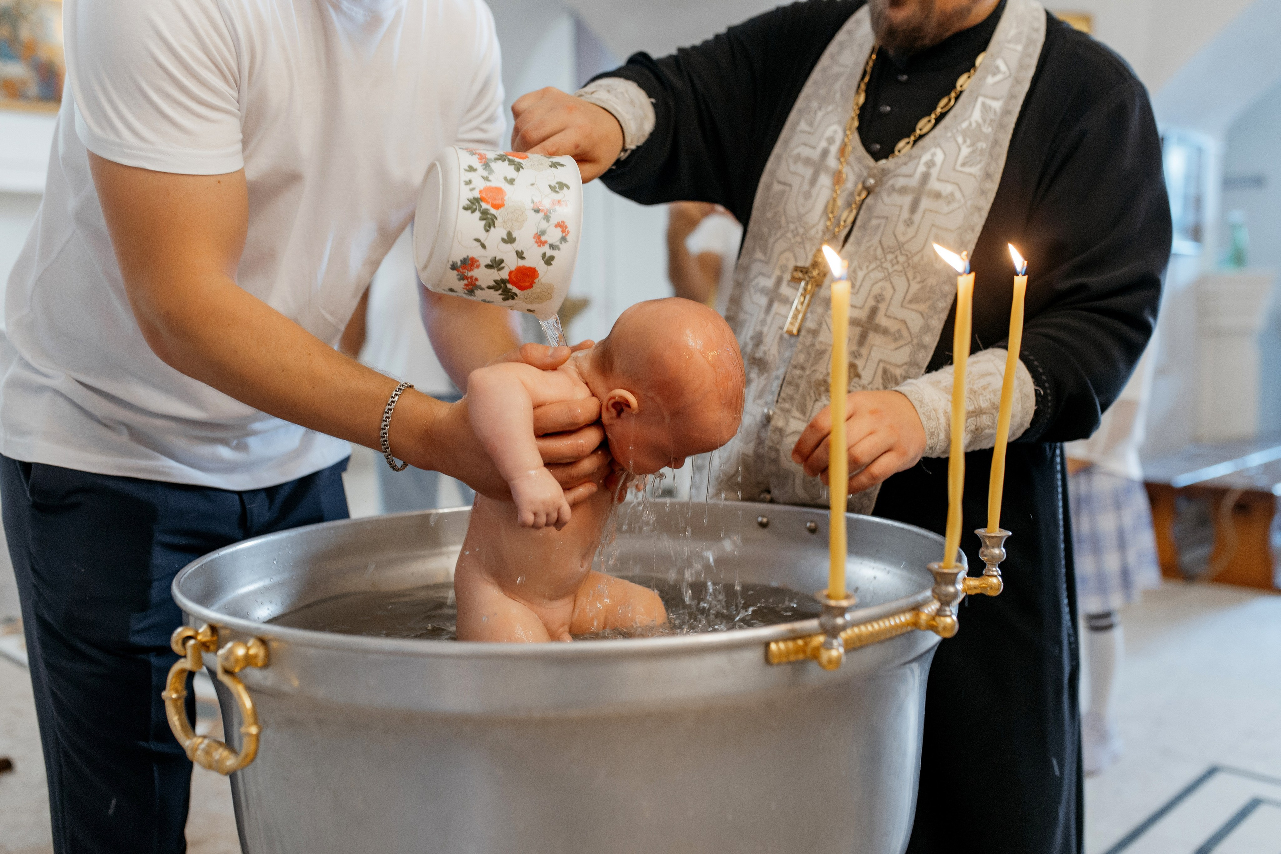 Таинство Крещения Михаила. Свадебный и Семейный Фотограф в Краснодаре
