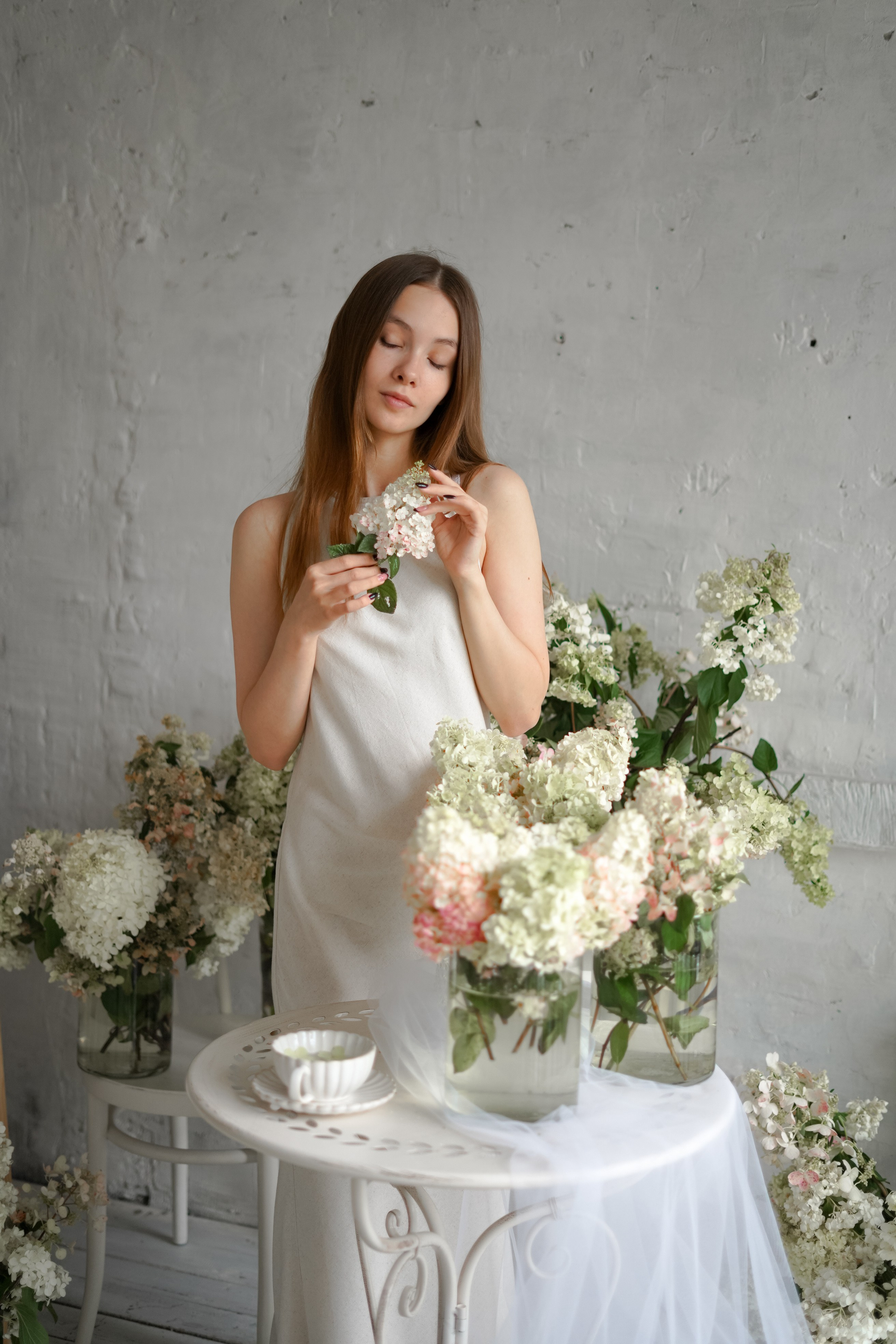 В ароматах гортензий. Фотограф Татьяна Митрофанова