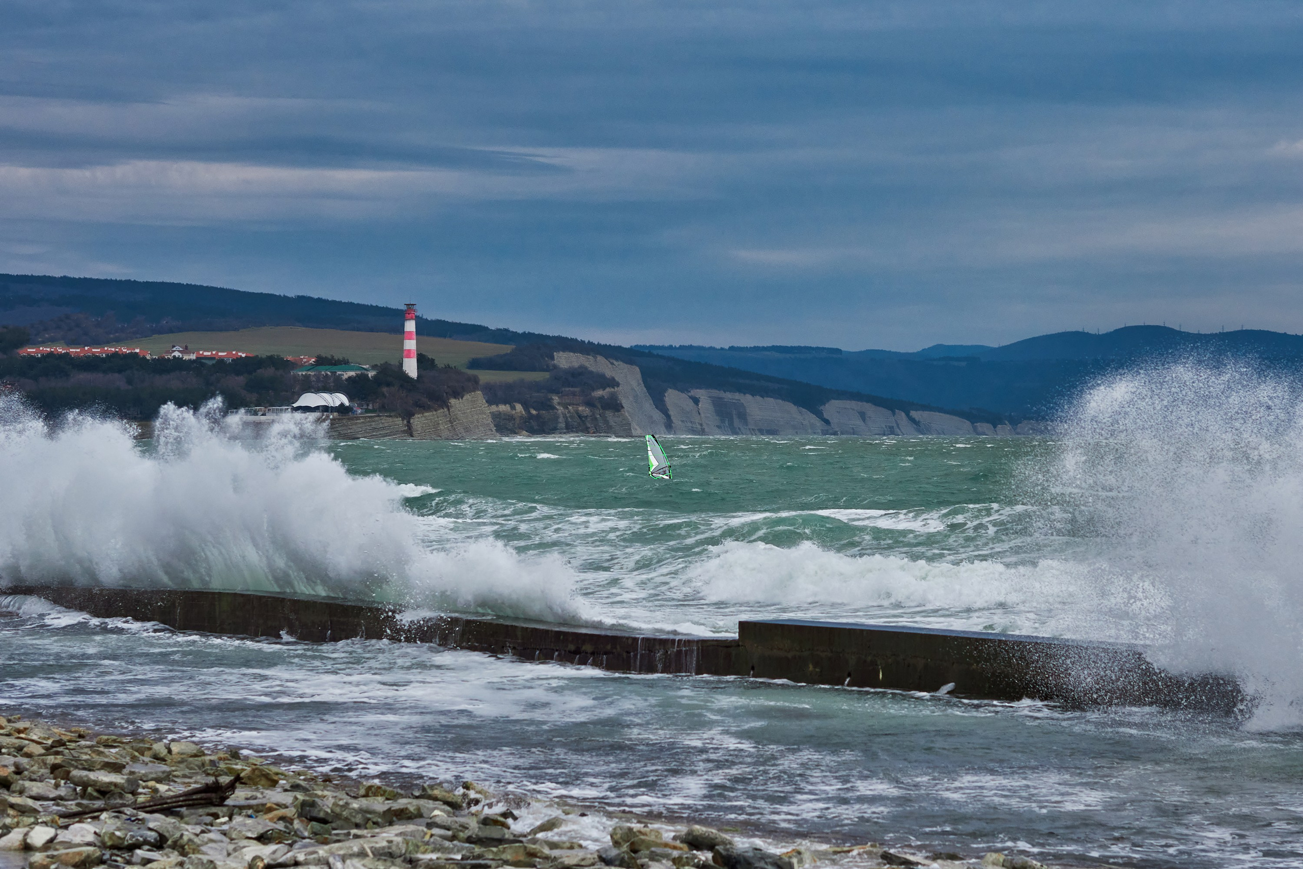 Спорт, экстремальный спорт, водные виды спорта. Яркие фото на Чёрном море