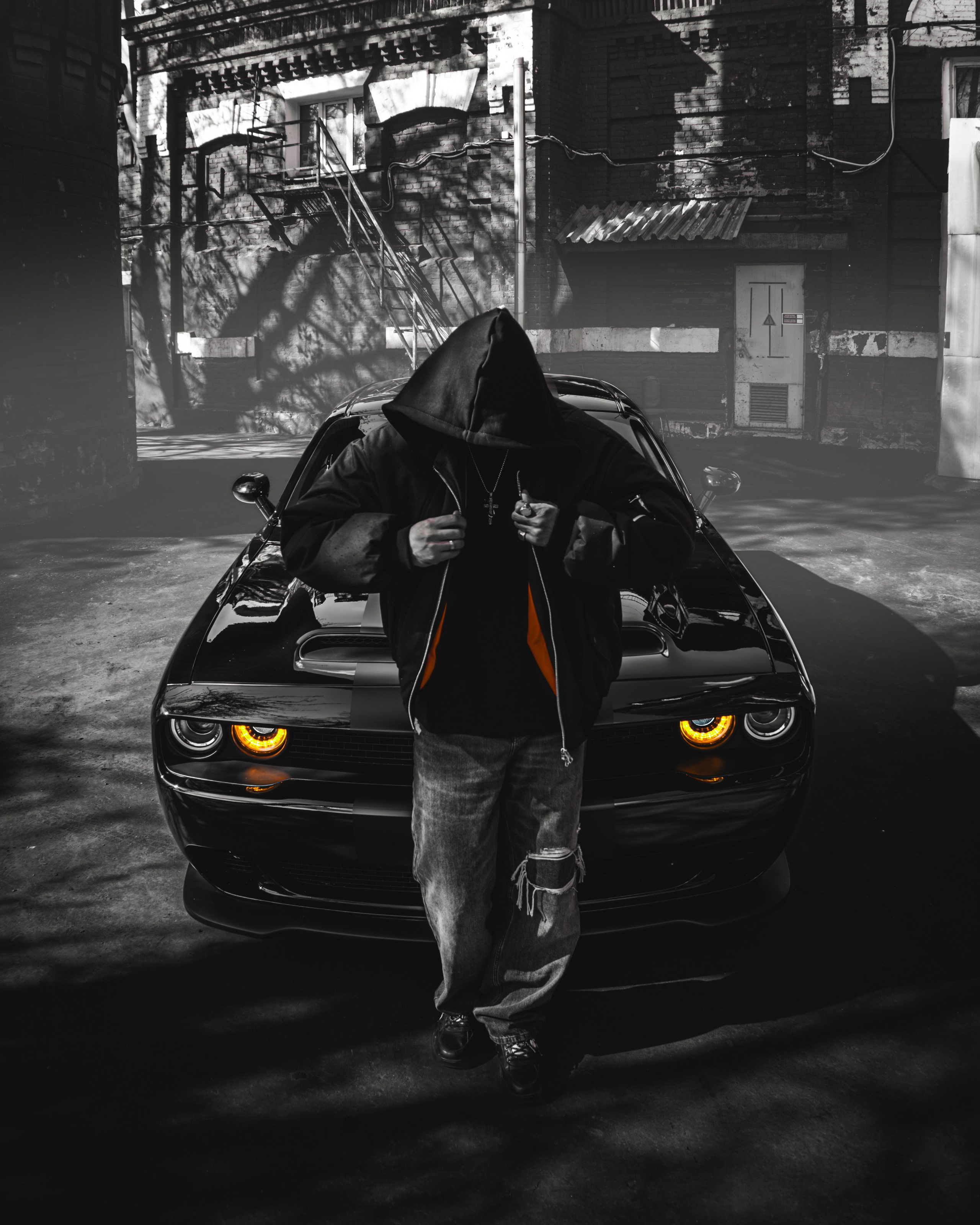 CHALLANGER & CORVETTE. Автомобильный фотограф в Москве