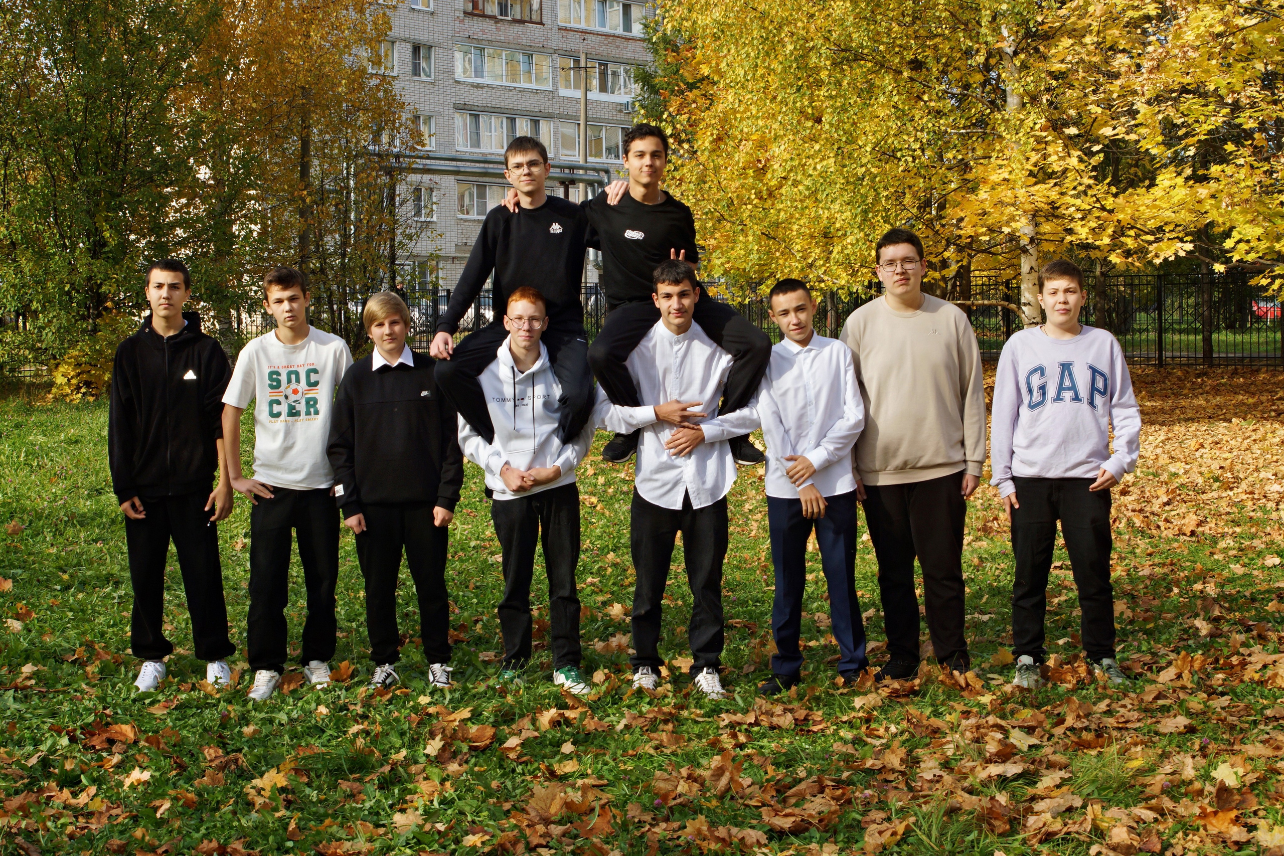 Осенняя фотосессия в школе г. Йошкар-Ола