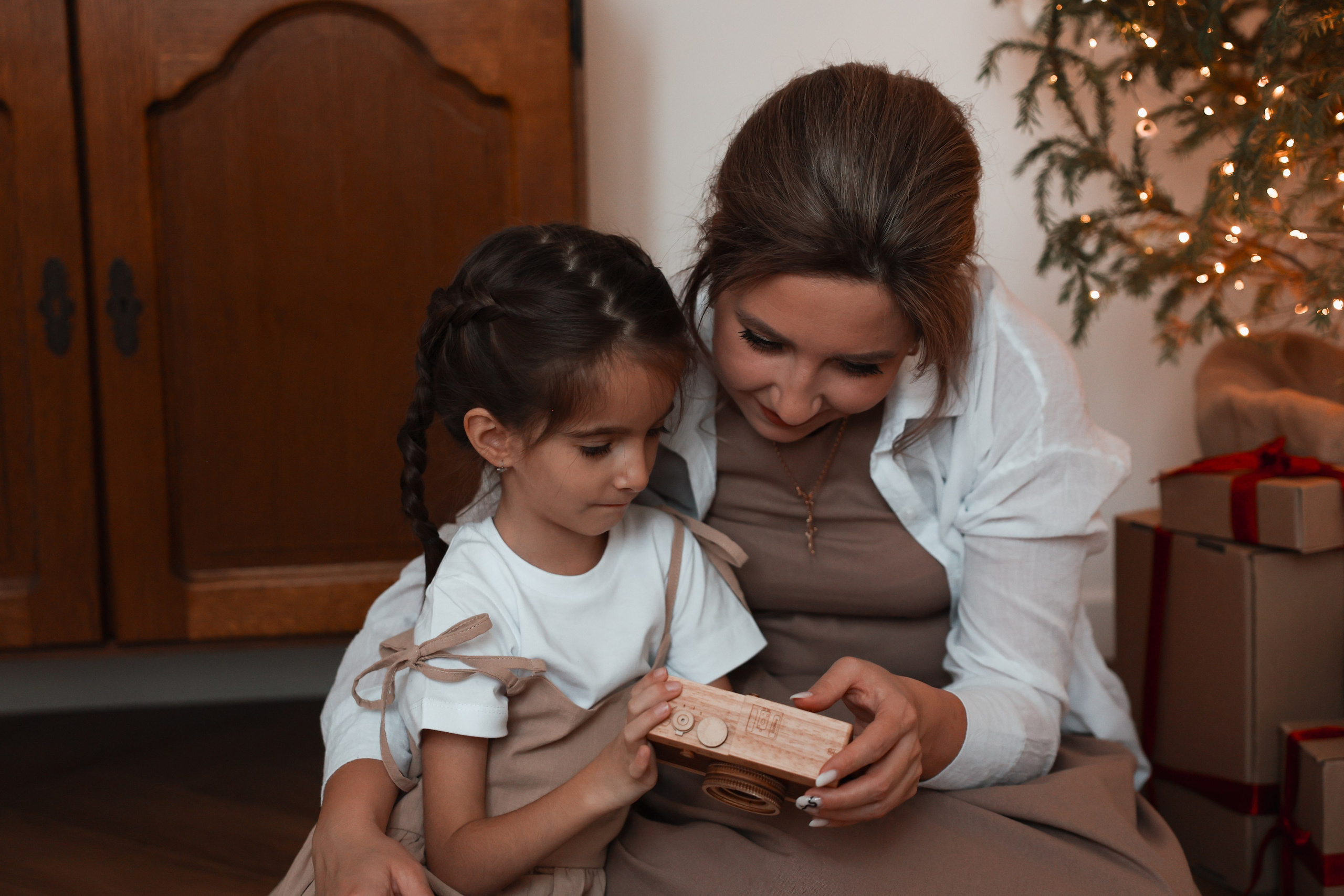 Рождественская история. Яна и Ева. Ваш семейный newborn и lifestyle фотограф в СПБ Наталья Журавлева