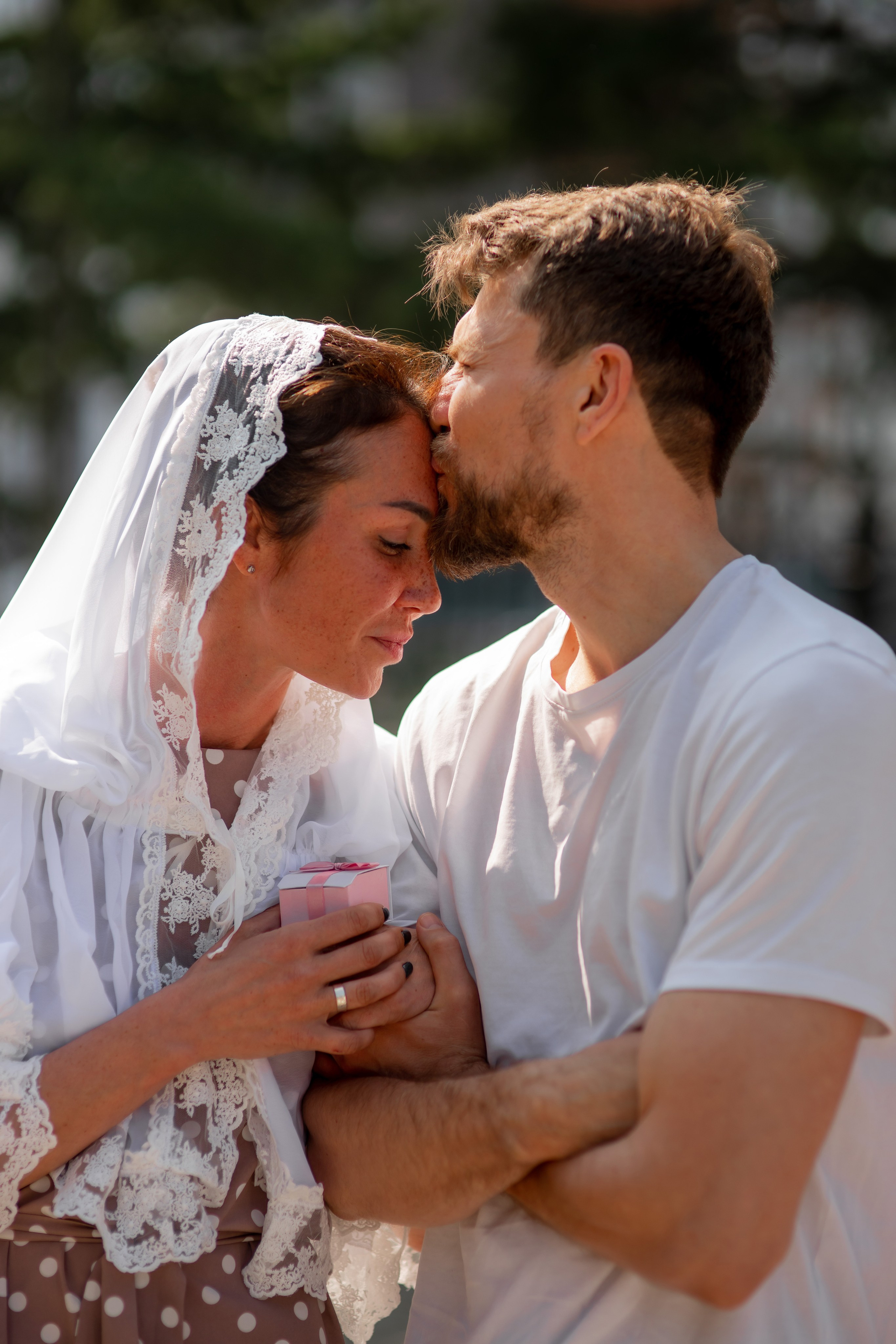 красивая фотосессия на крещение