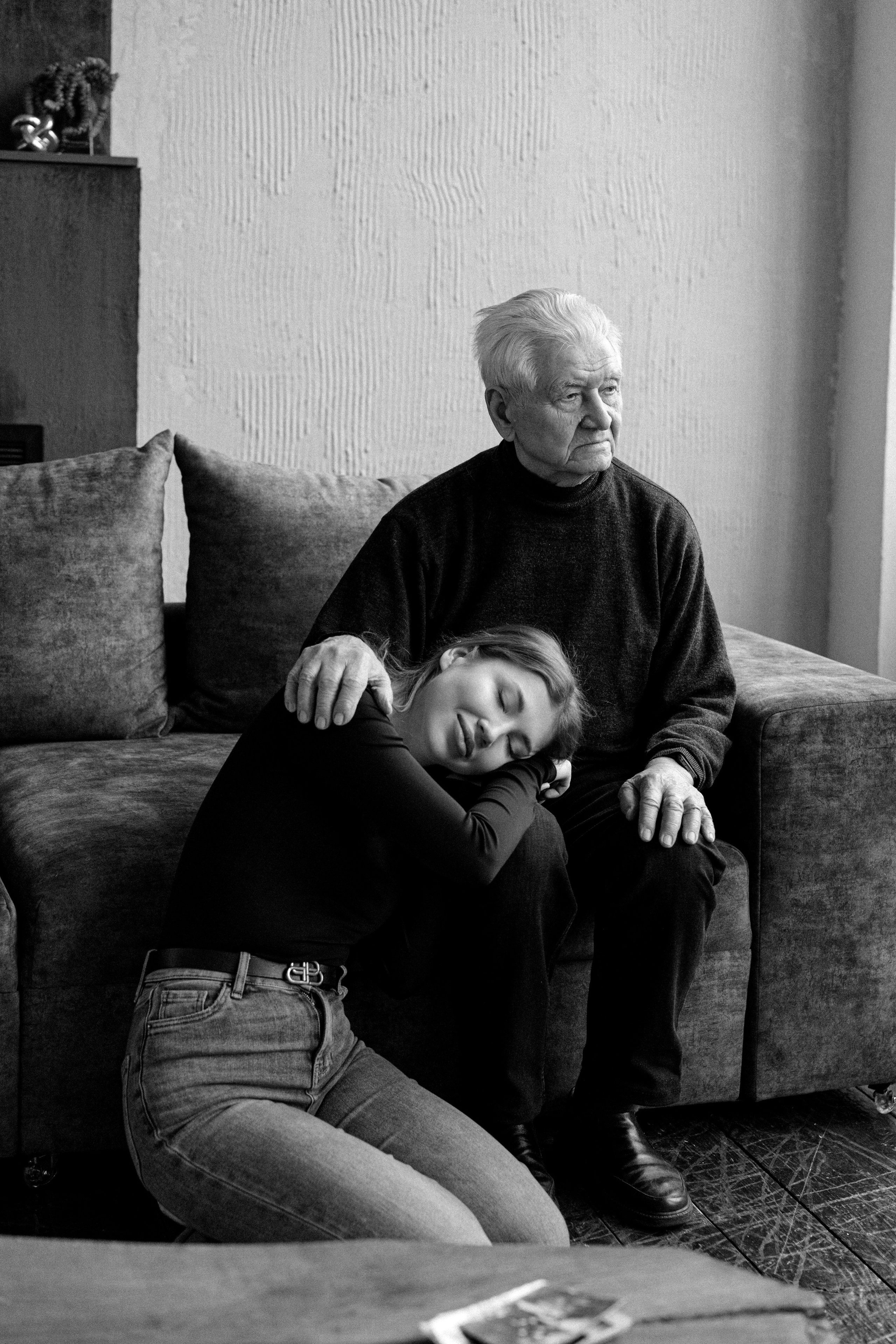 Анастасия и дедушка. Свадебный и семейный фотограф в Калининграде Анастасия Гриценко